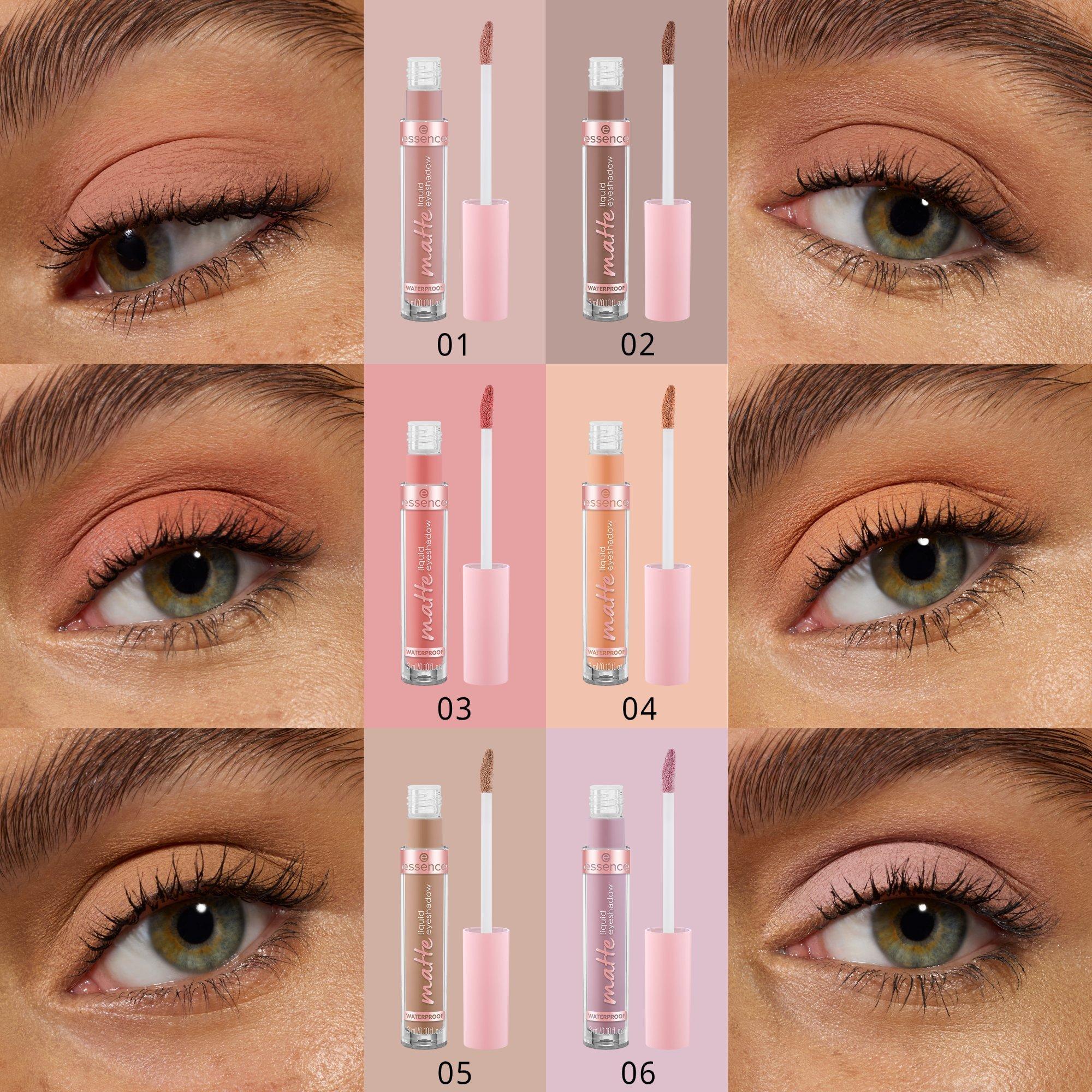 Sombra de ojos líquida mate.