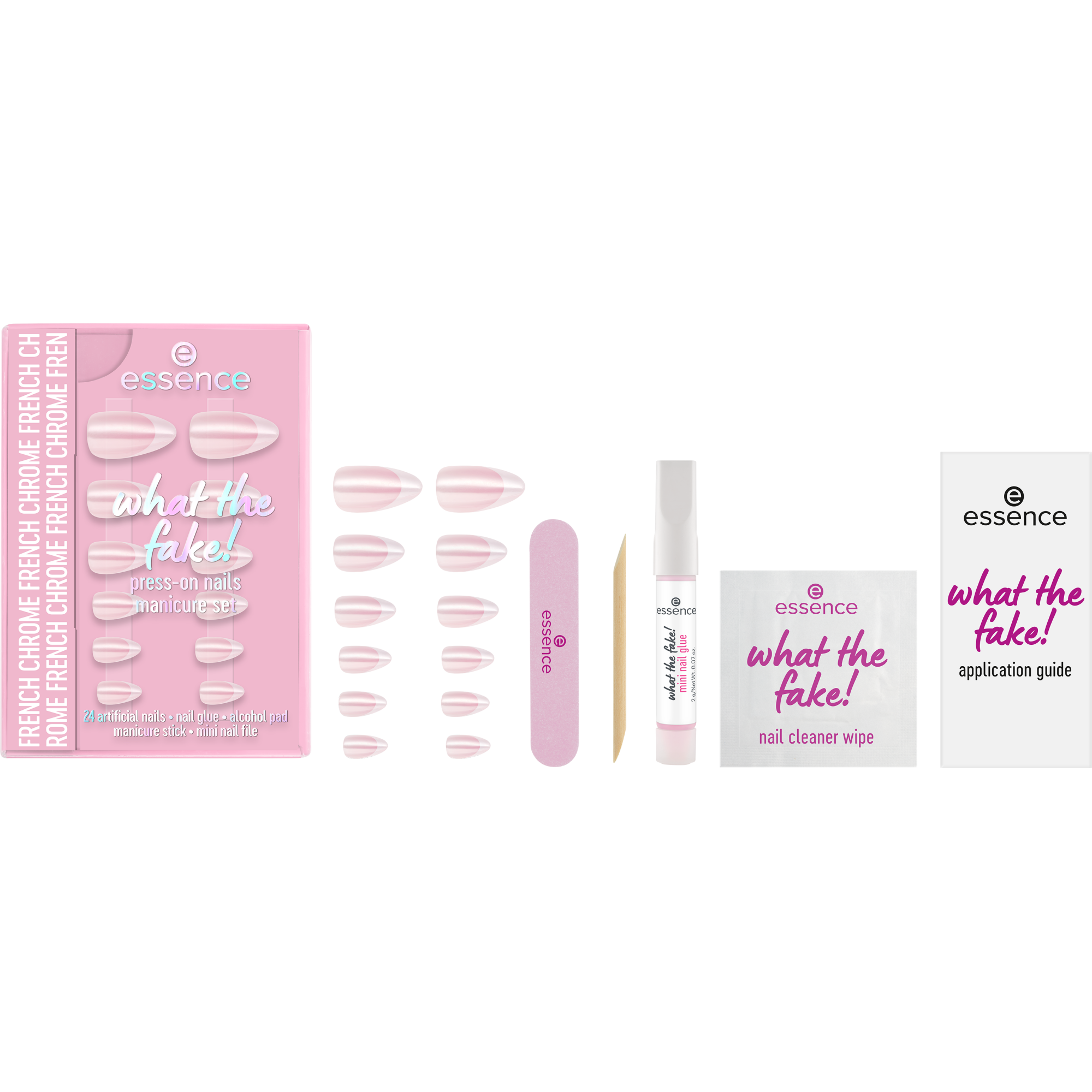 what the fake! PRESS-ON NAILS set manicure