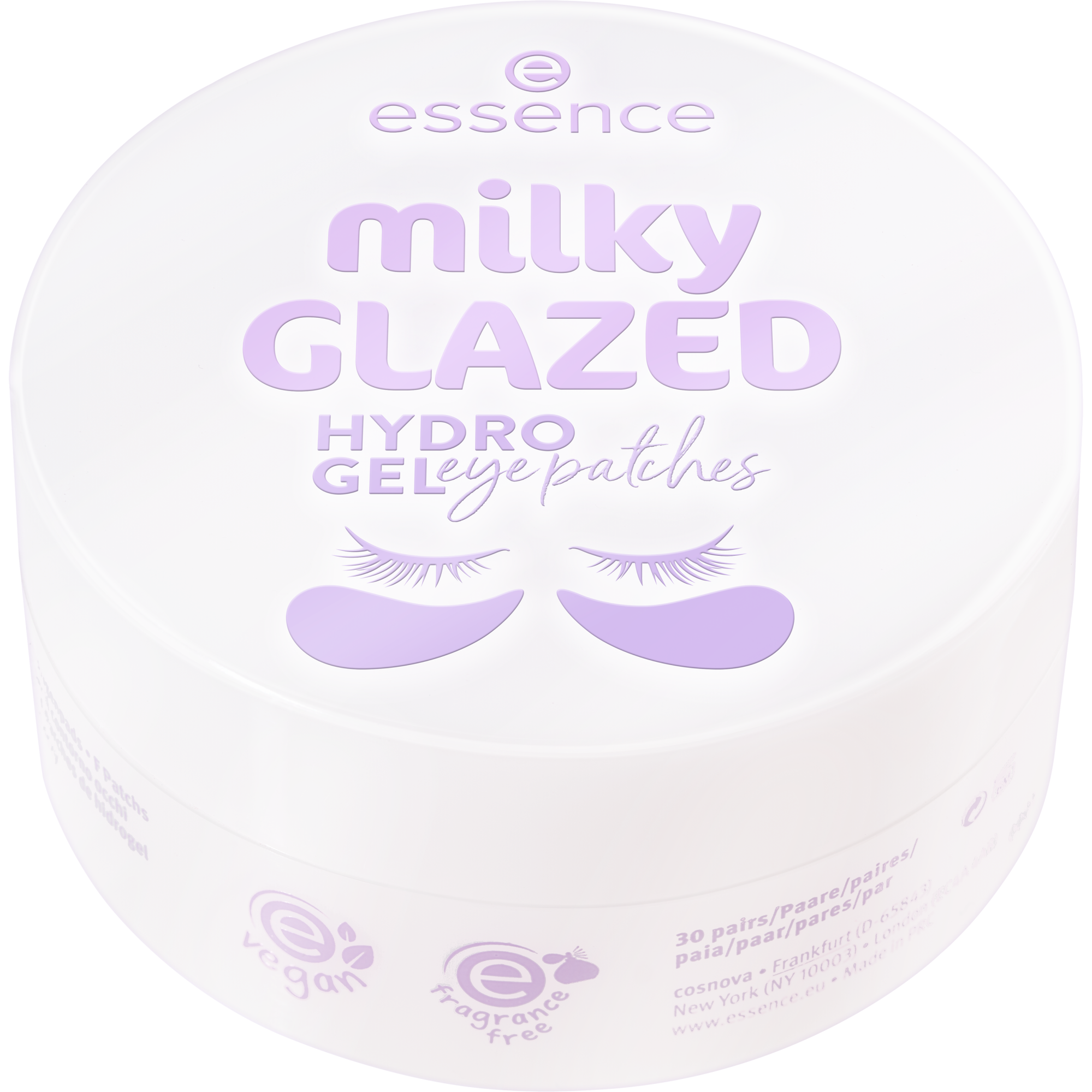 milky GLAZED patch occhi hydro gel 30 paia