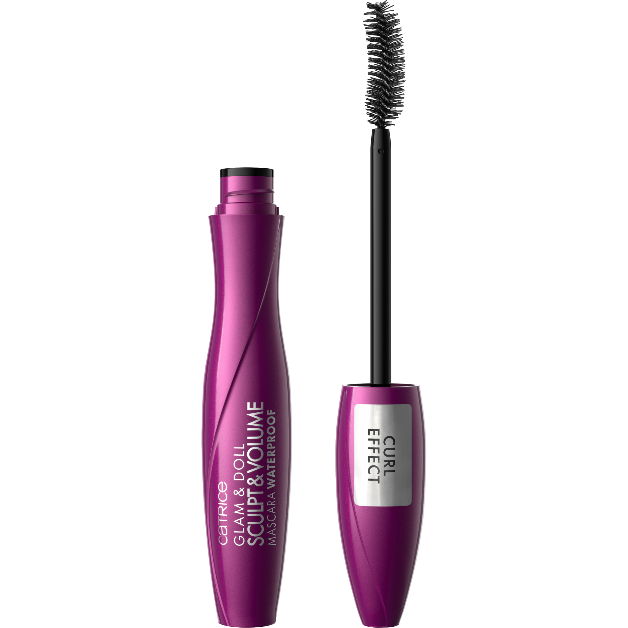 Maskara pre objem a vytočenie volume & curl Glam & Doll