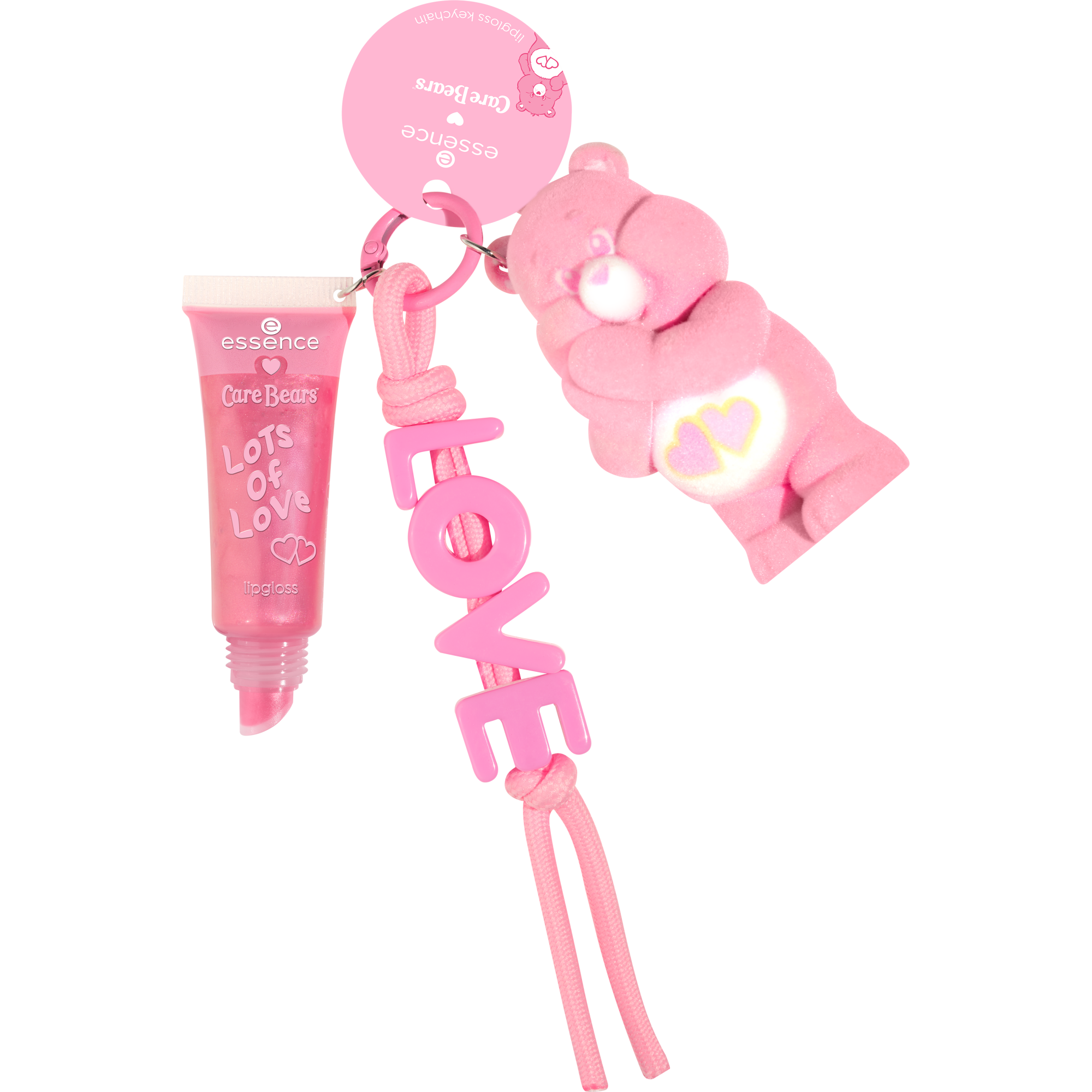 Care Bears lesk na rty s přívěskem – Product Front View Full Open - Produktová položka 2 7