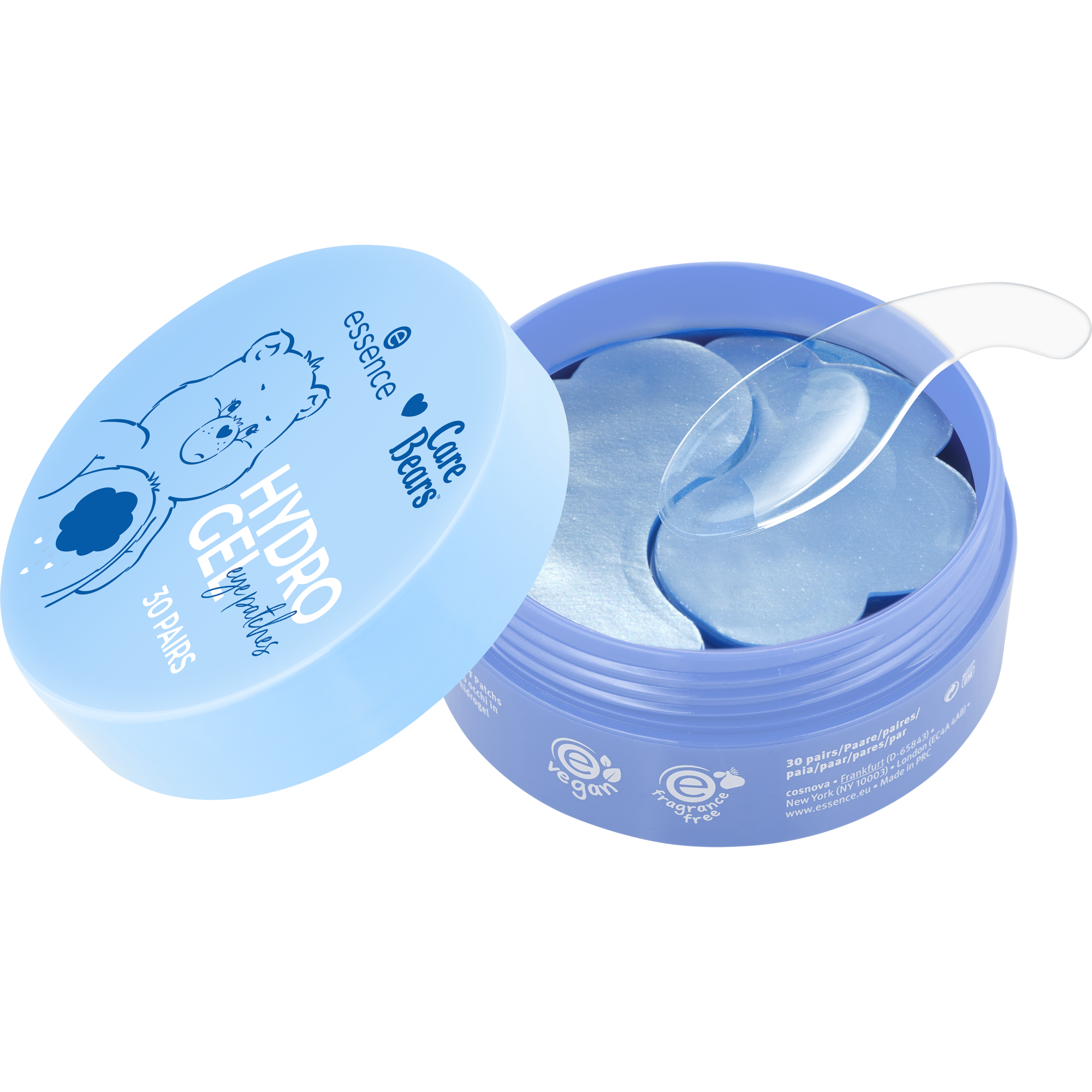 Care Bears hydrogelové polštářky pod oči 30 párů