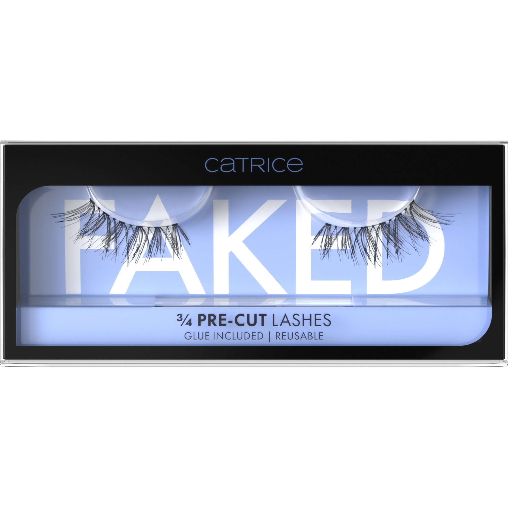 Faux cils 3/4 prédécoupés