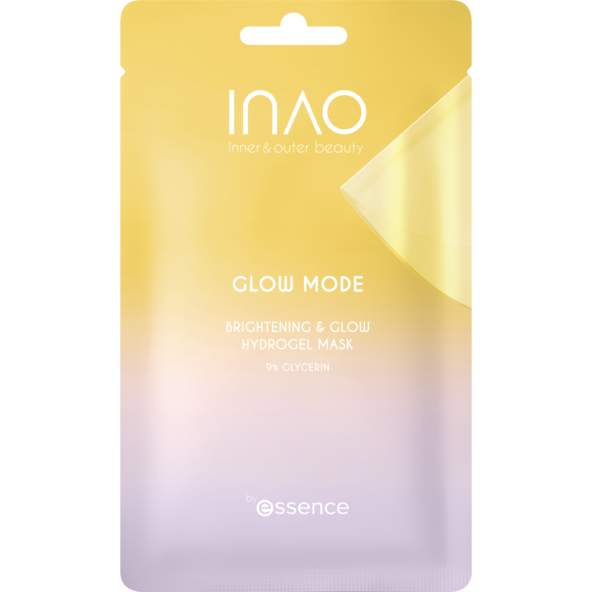 INAO Glow Mode Brightening & Glow Hydrogel Mask by essence