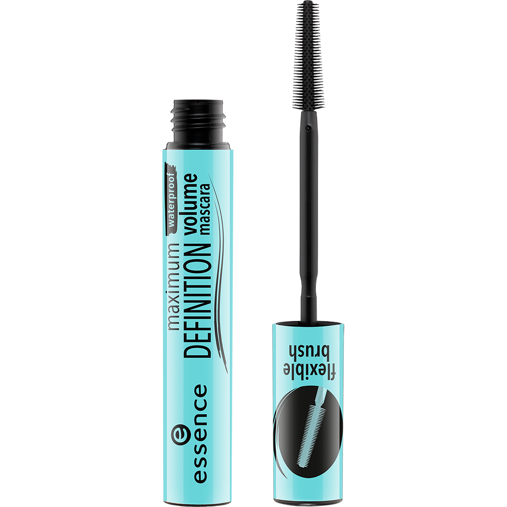 vandeniui atsparus blakstienų tušas „maximum definition volume mascara“