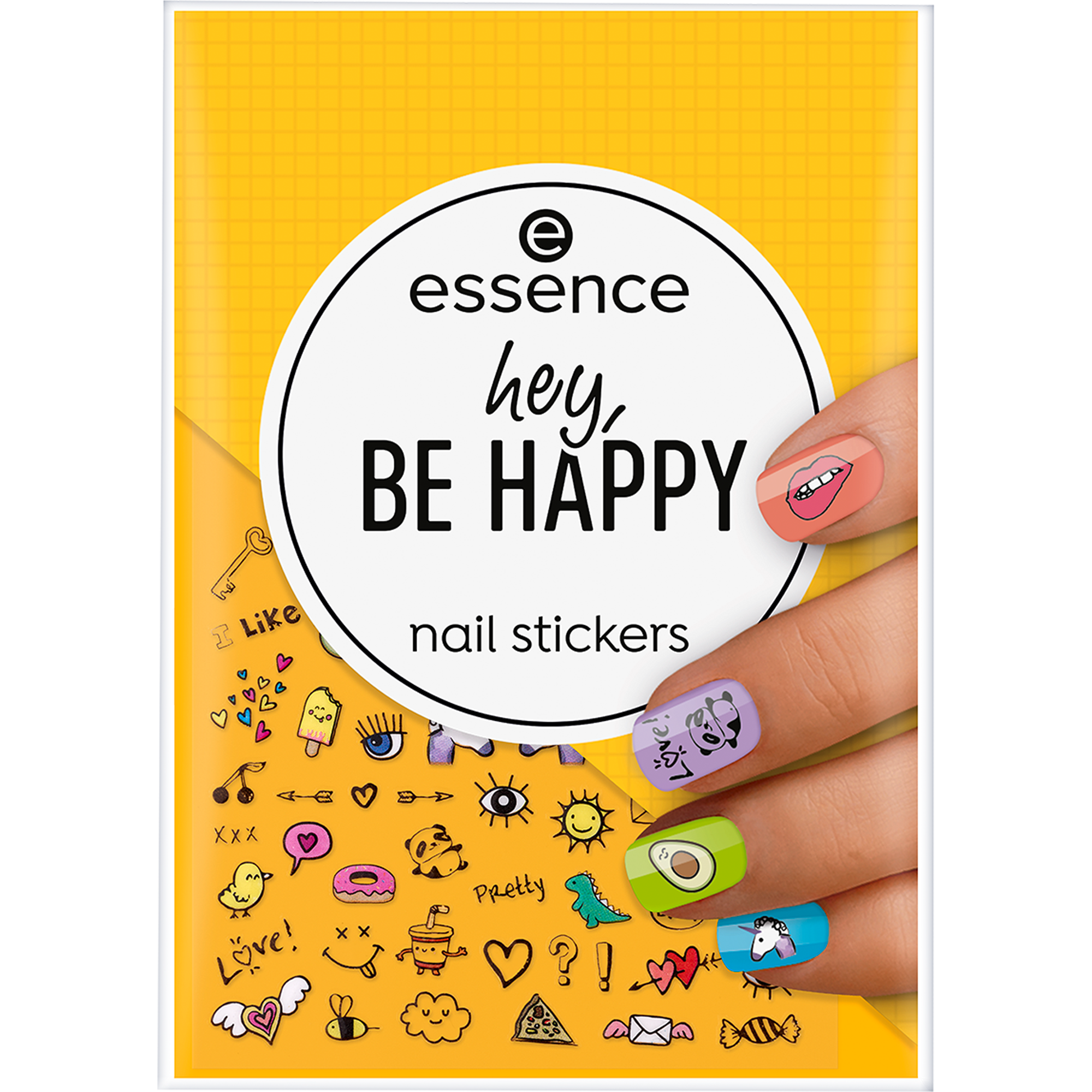BE HAPPY adhesivos para uñas