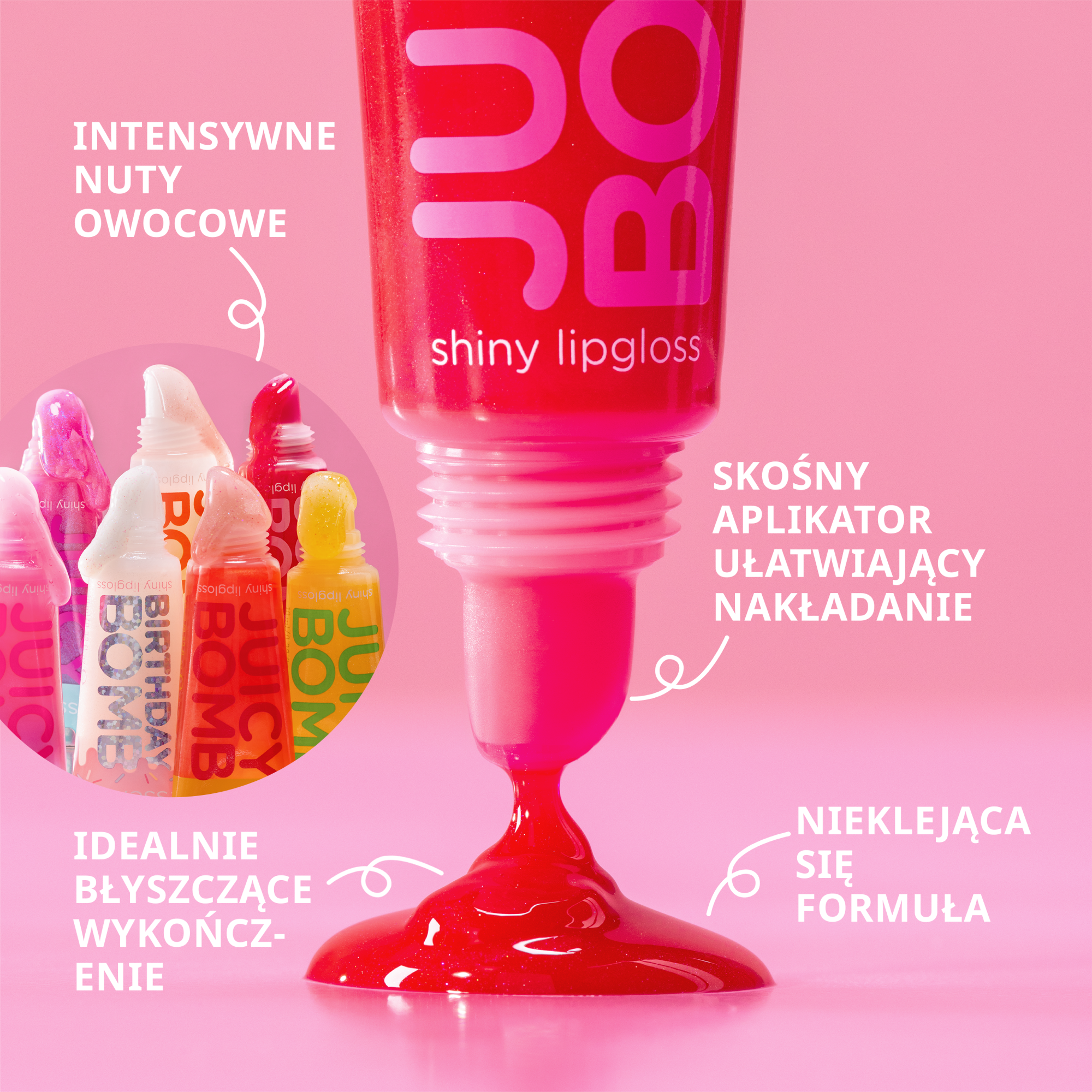Błyszczyk do ust JUICY BOMB