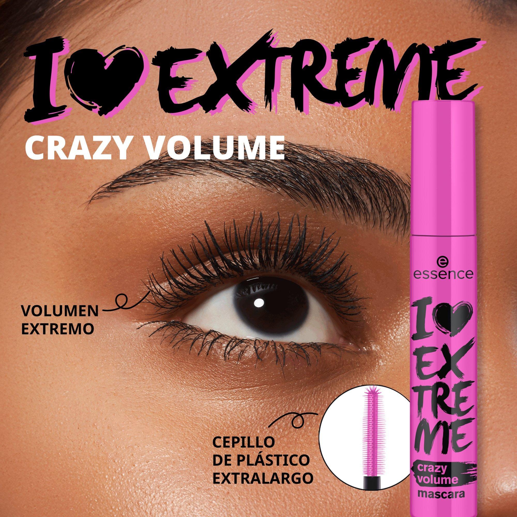 I LOVE EXTREME crazy volume máscara de pestañas voluminizadora