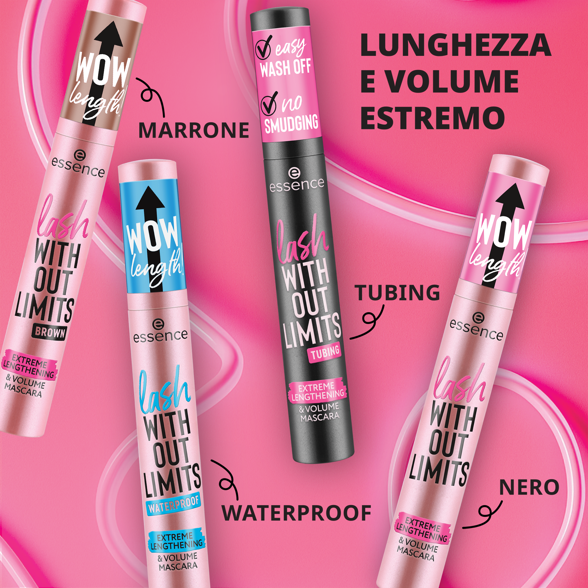Lash WITHOUT LIMITS WATERPROOF EXTREME LENGTHENING & VOLUME MASCARA