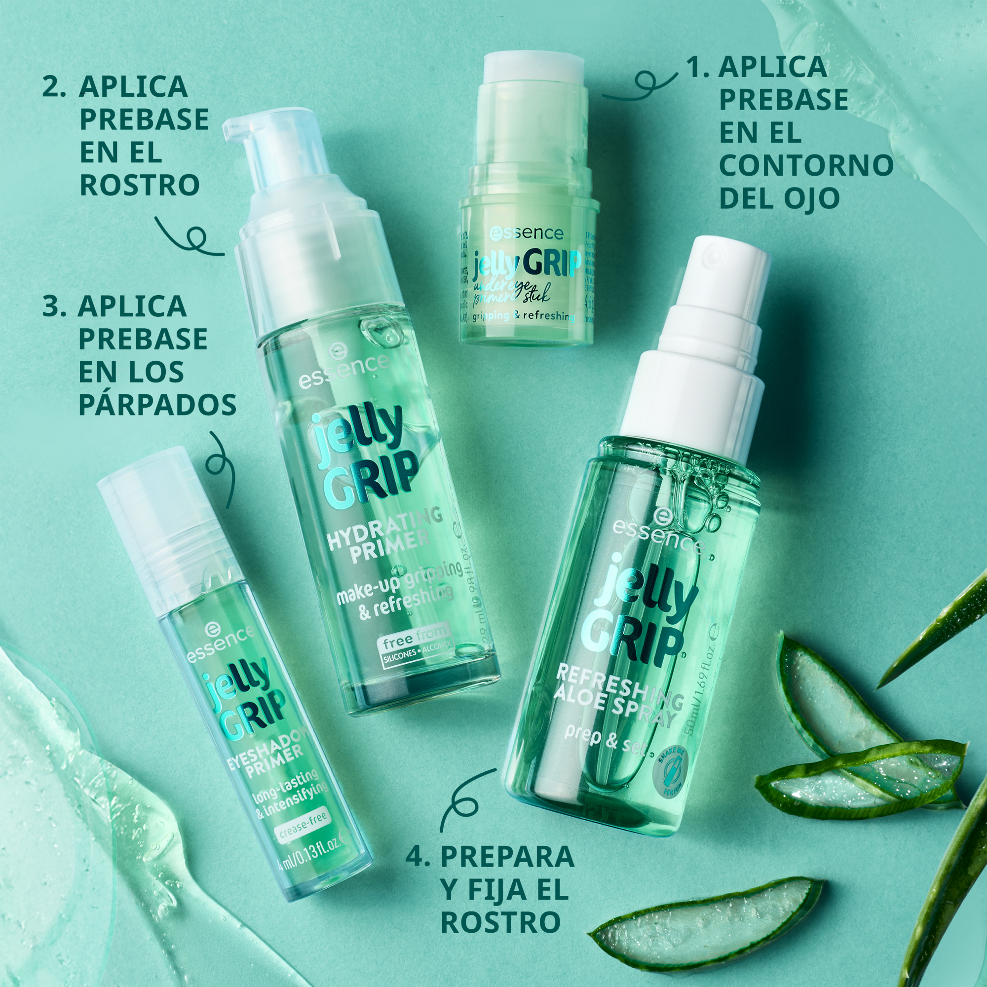 Prebase en barra para la zona del contorno de los ojos jelly GRIP