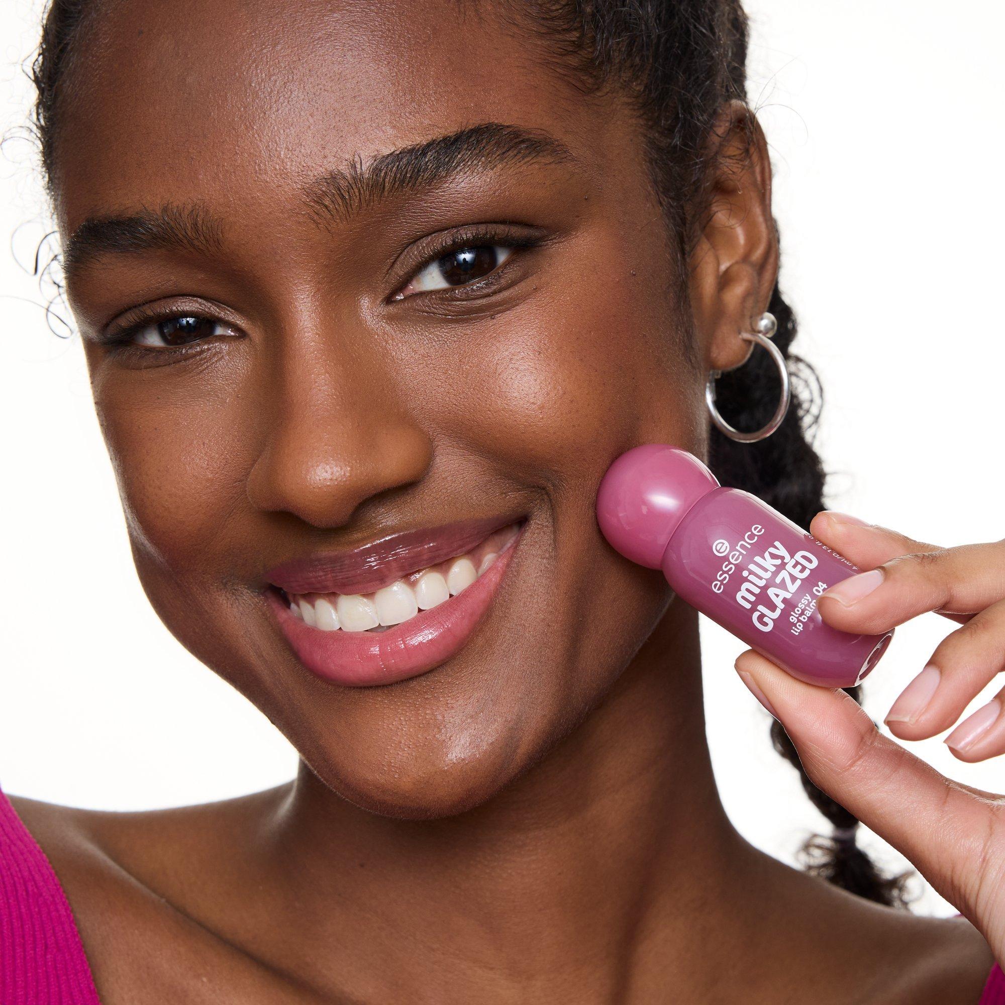 milky GLAZED glossy lip balm – Application Full Face Dark - Product item 9 of 13