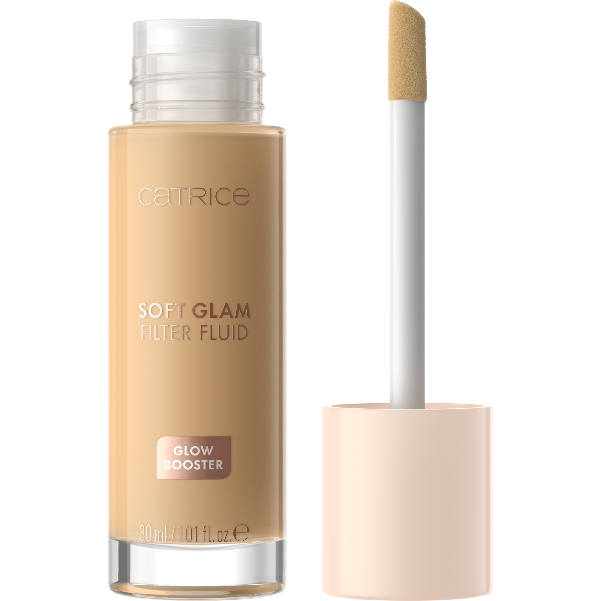 Soft Glam Filter Fluid tonālais līdzeklis – Product Front View Full Open - Product item 1 of 5