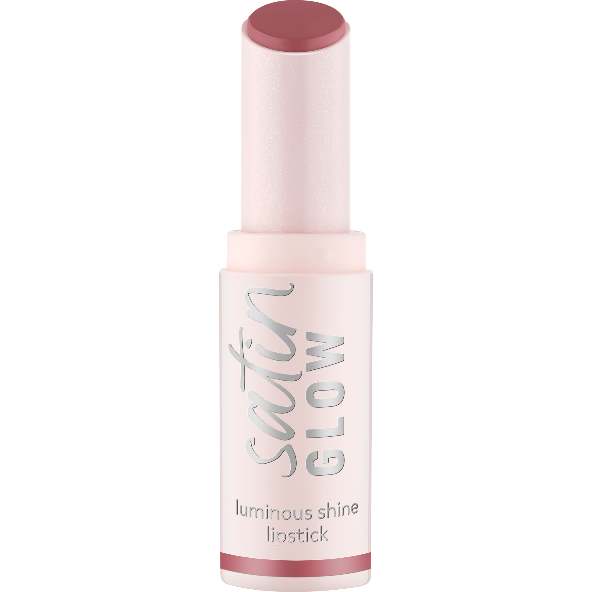 barra de labios satinada GLOW con brillo luminoso