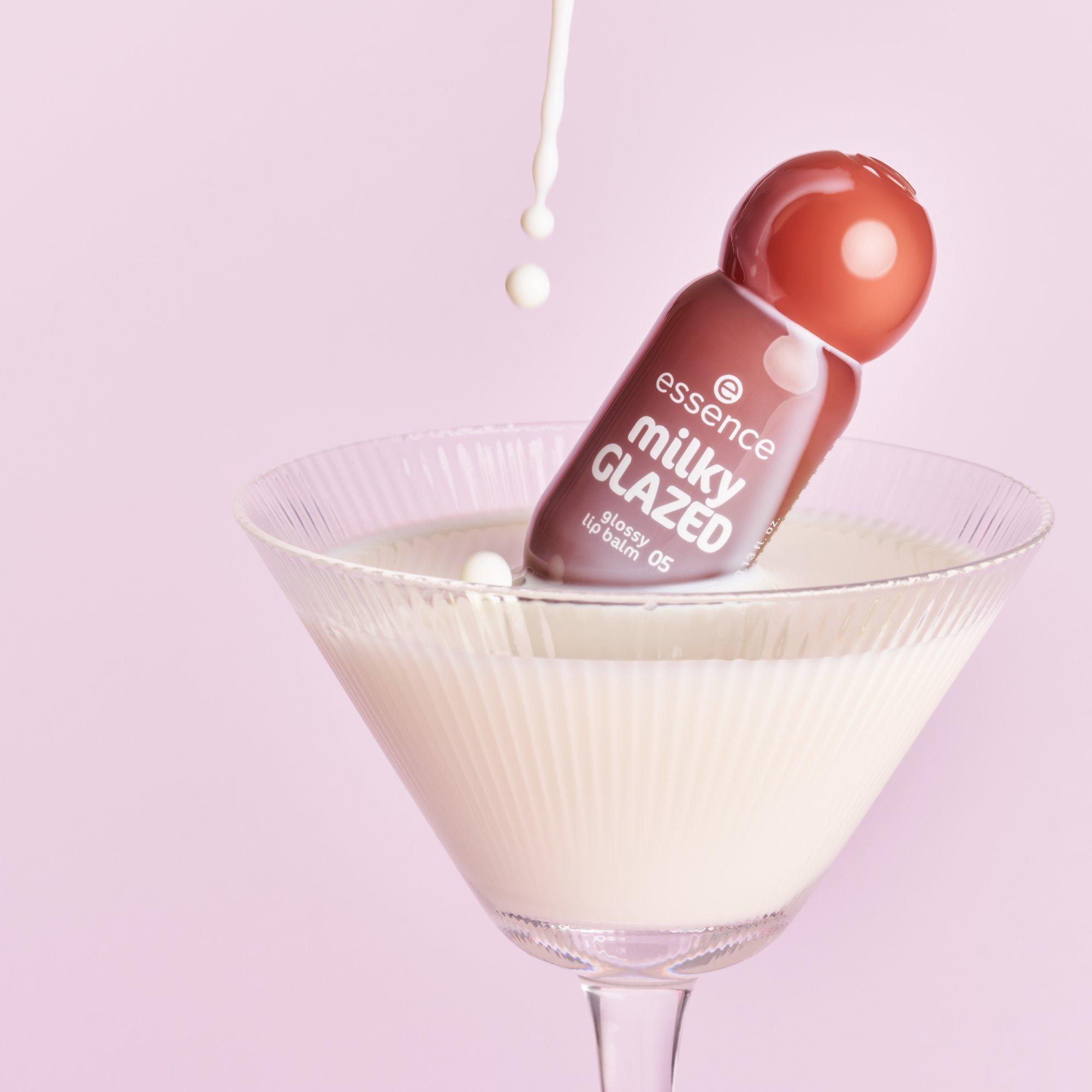 milky GLAZED glossy lip balm