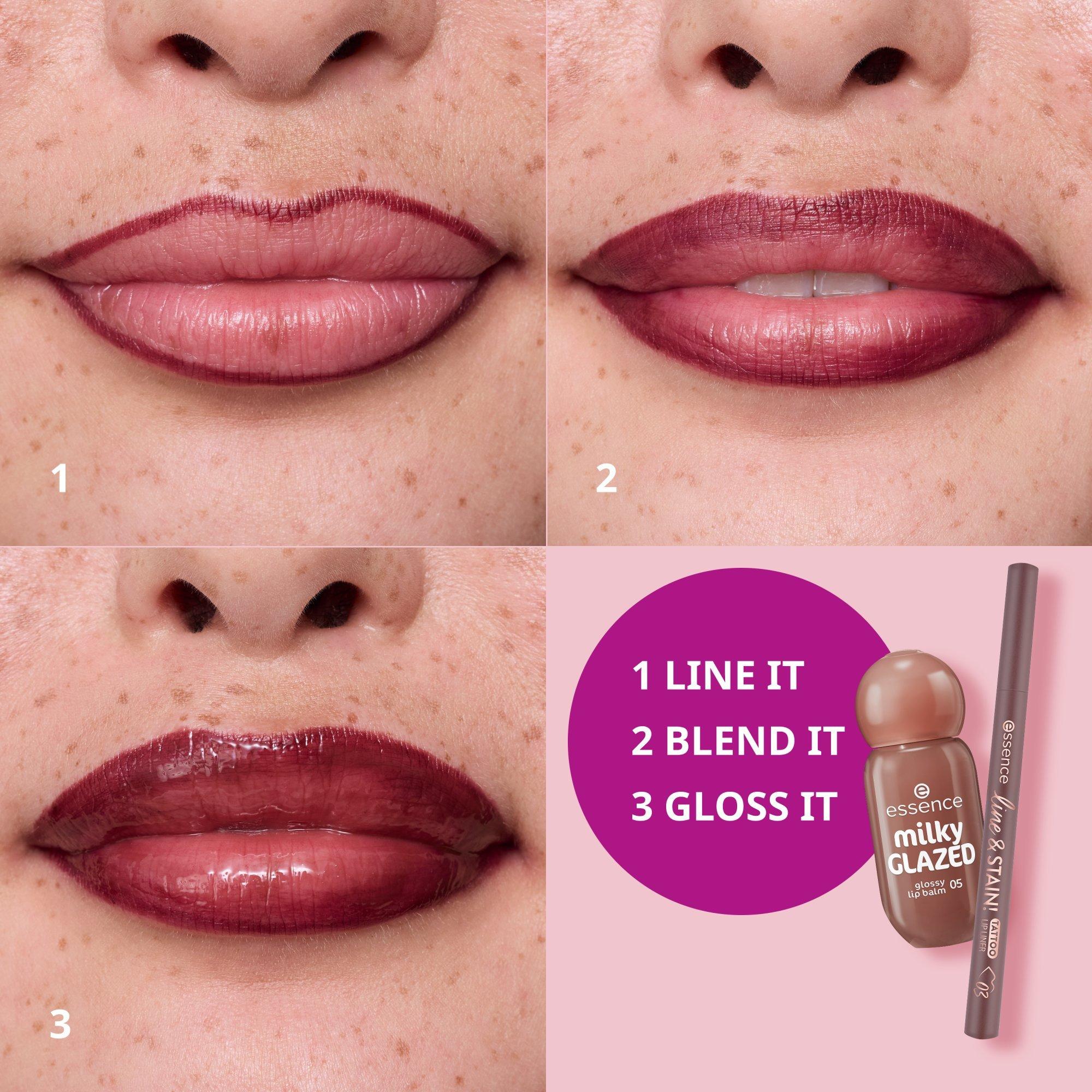 milky GLAZED glossy lip balm