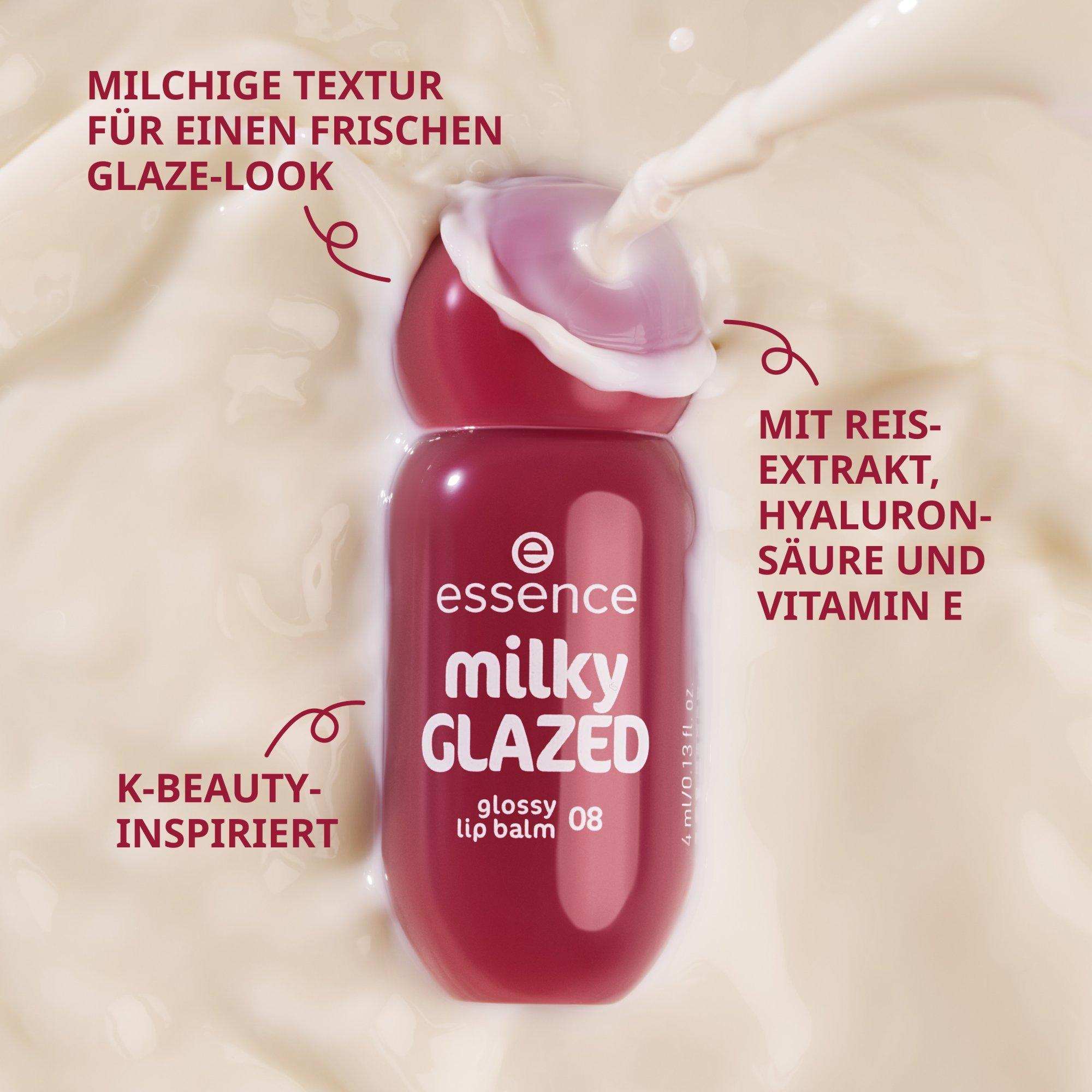 milky GLAZED glossy lip balm