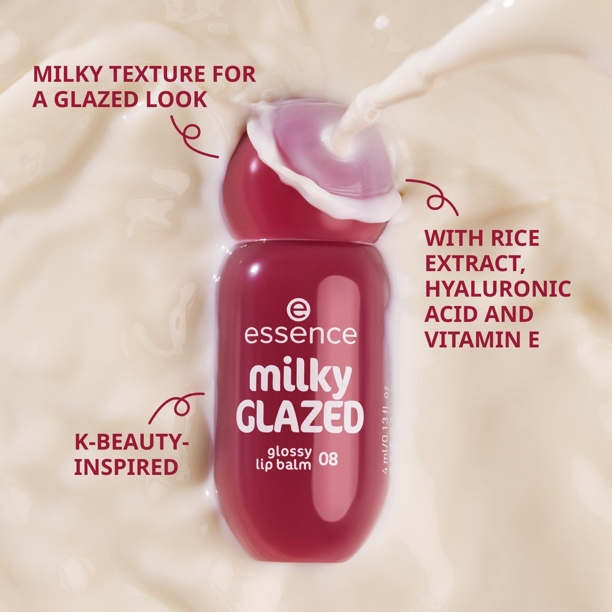 milky GLAZED glossy lip balm