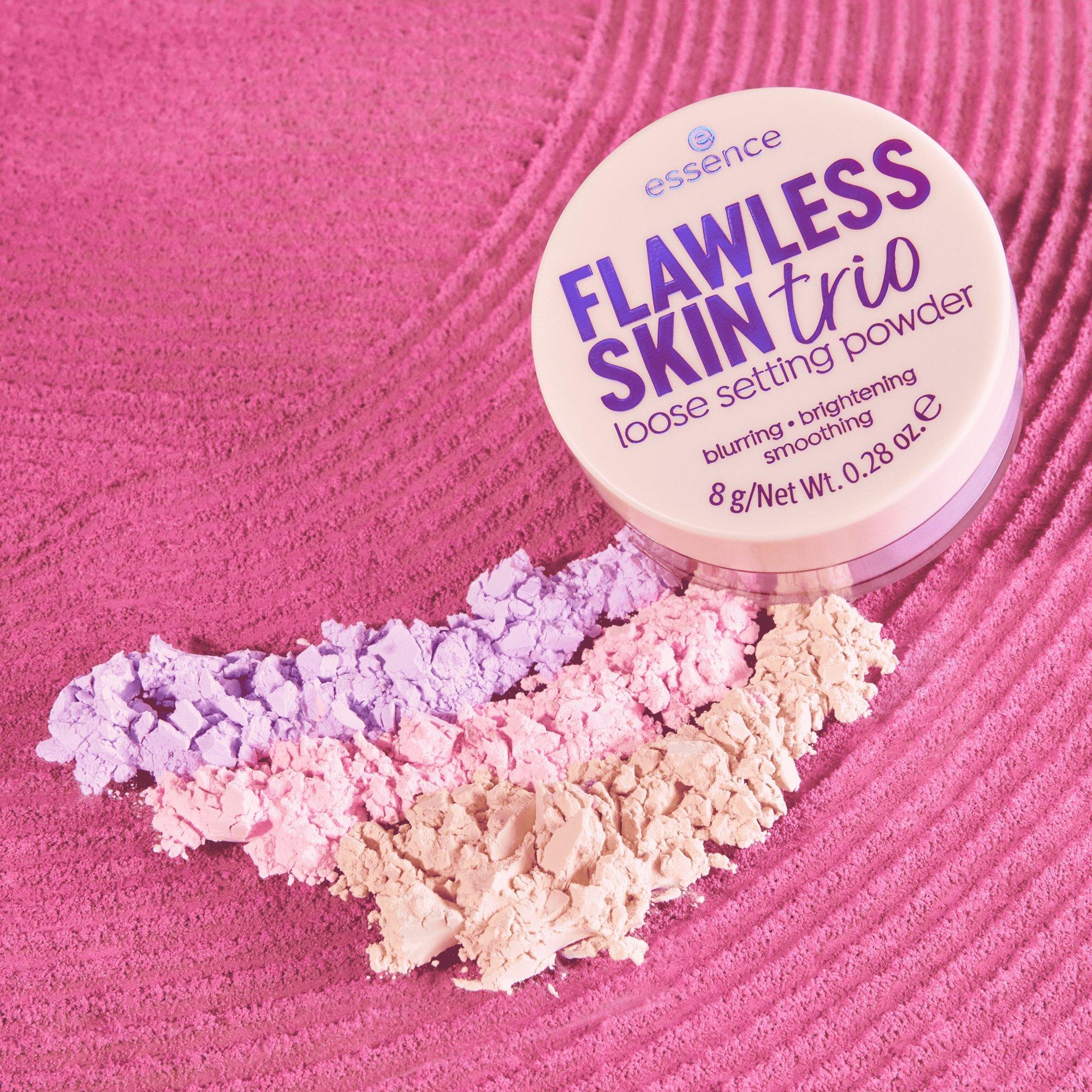 Trío polvos sueltos para sellar FLAWLESS SKIN