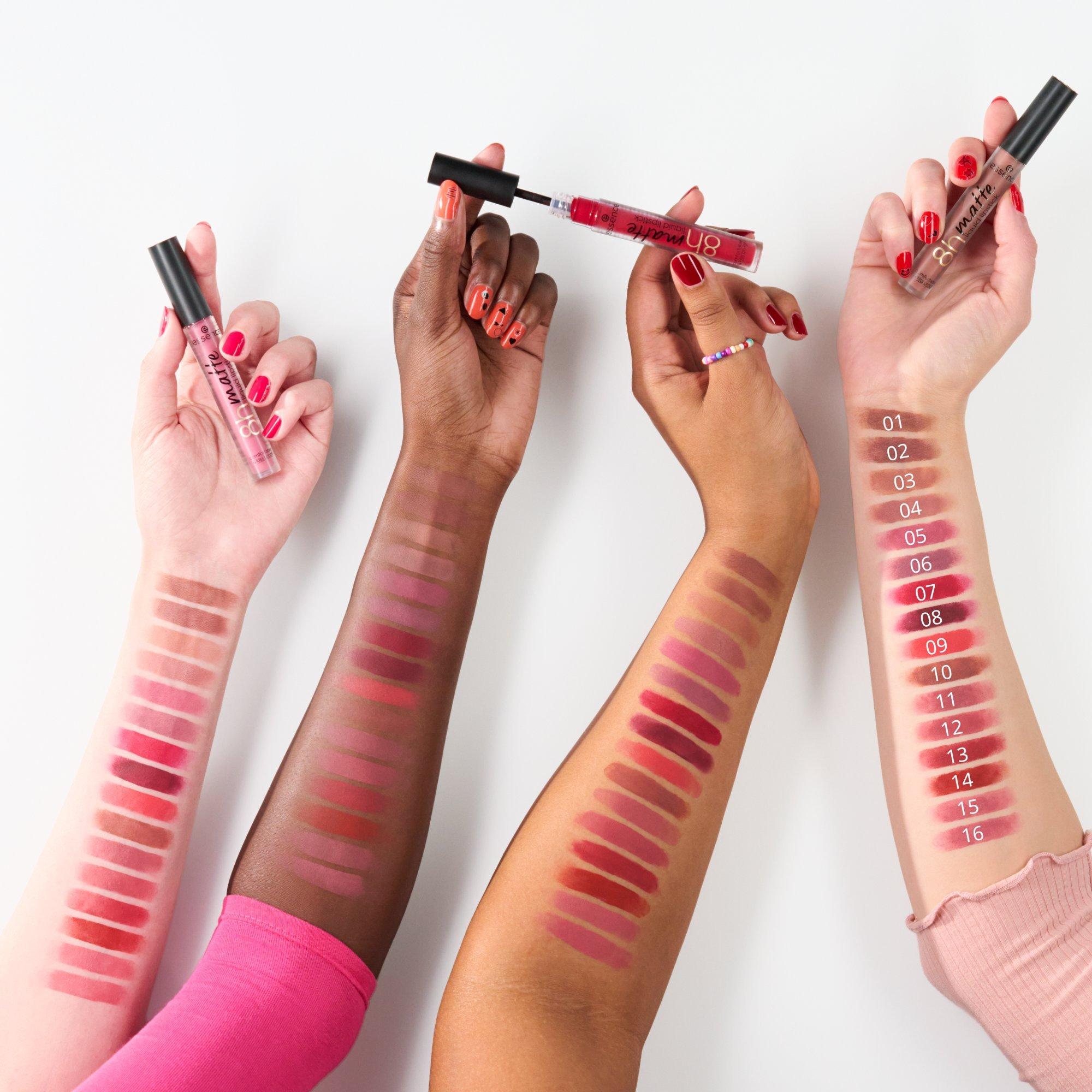 قلم شفاه سائل مت يدوم لمدة 8 ساعات