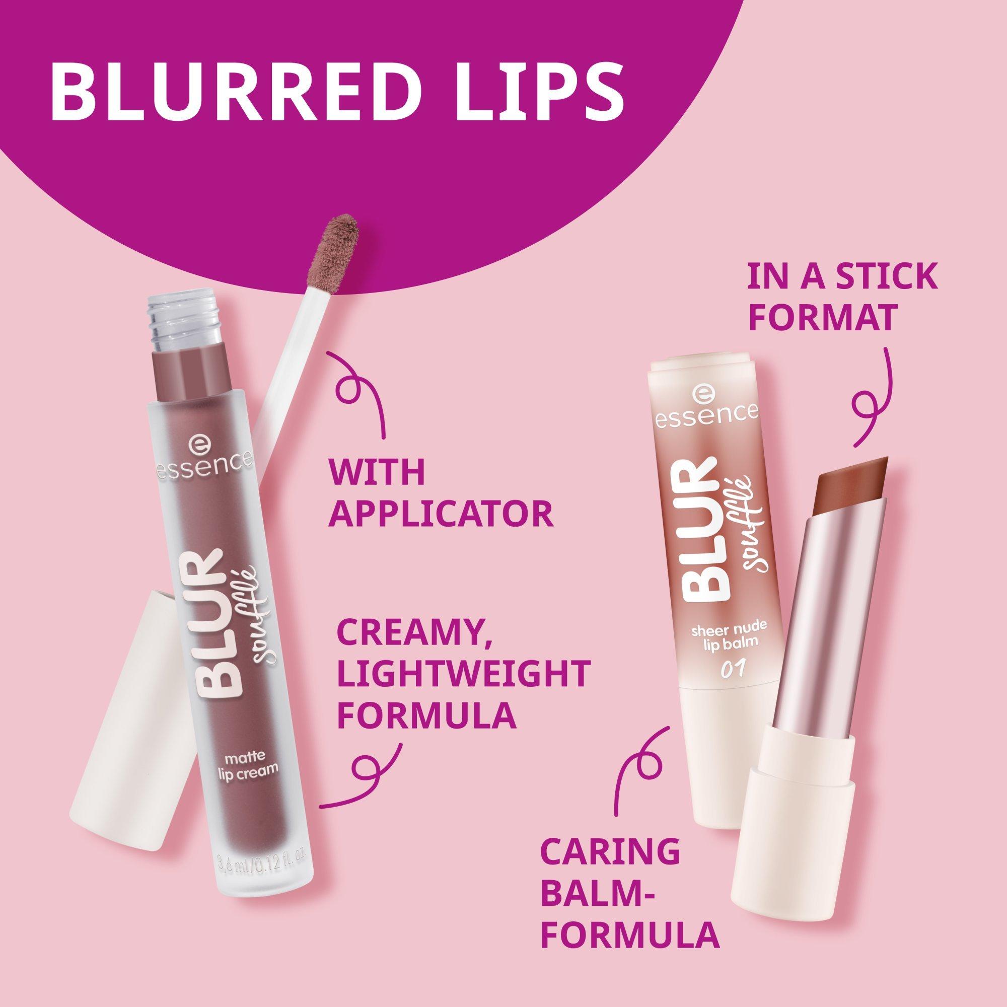 BLUR soufflé sheer nude lip balm