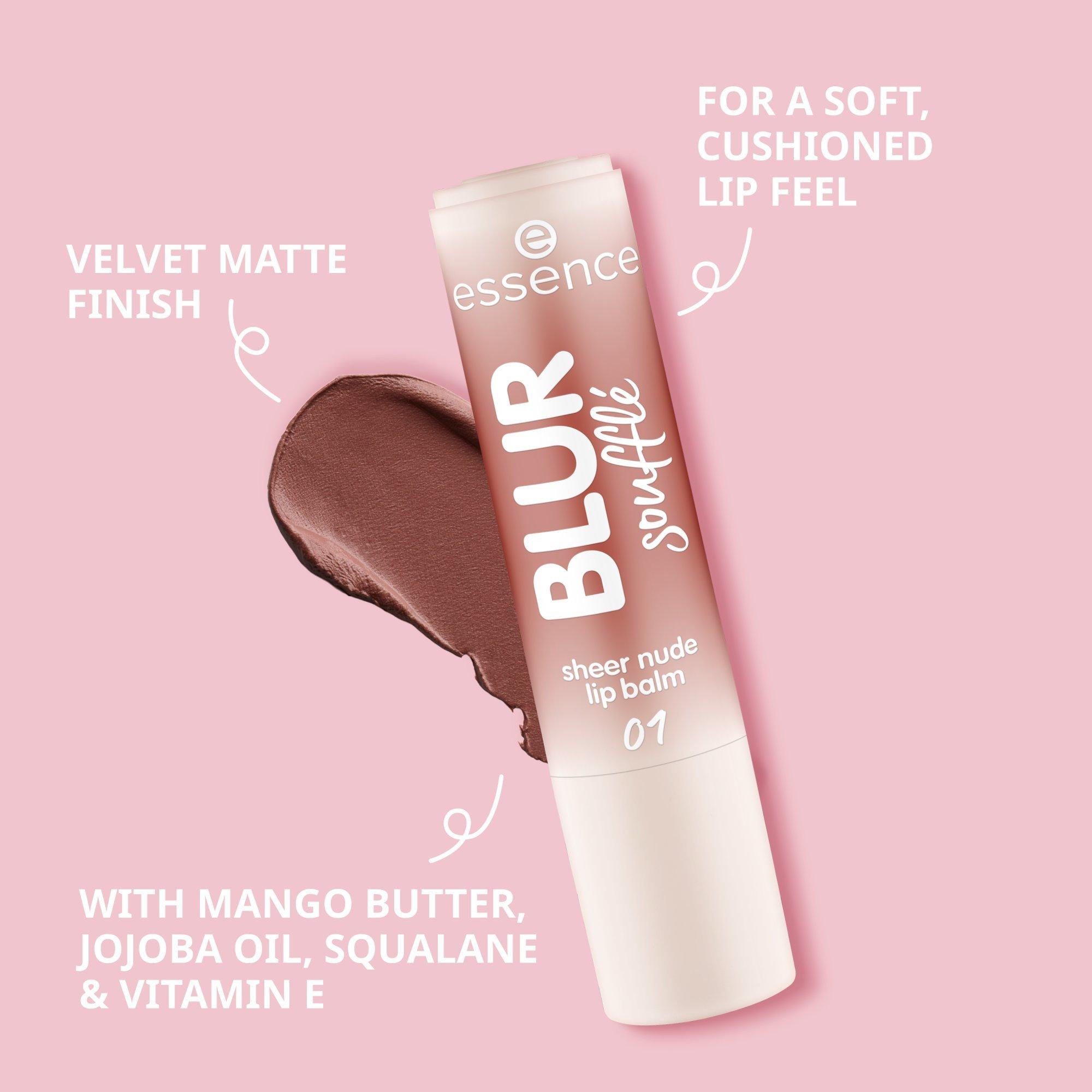BLUR soufflé sheer nude lip balm