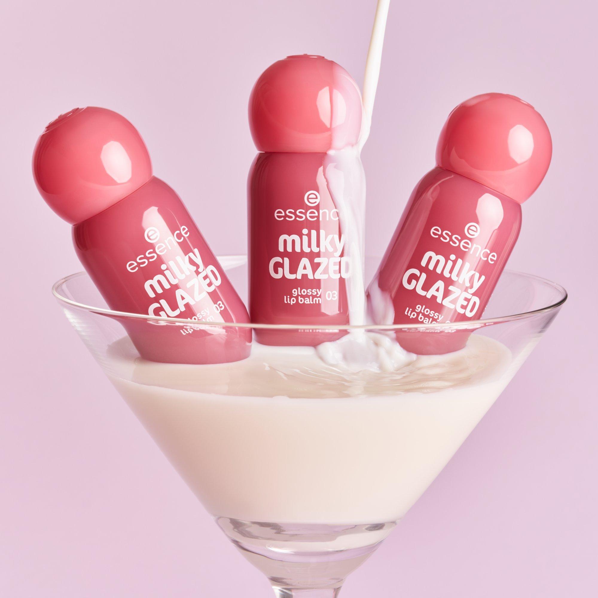 milky GLAZED glossy lip balm