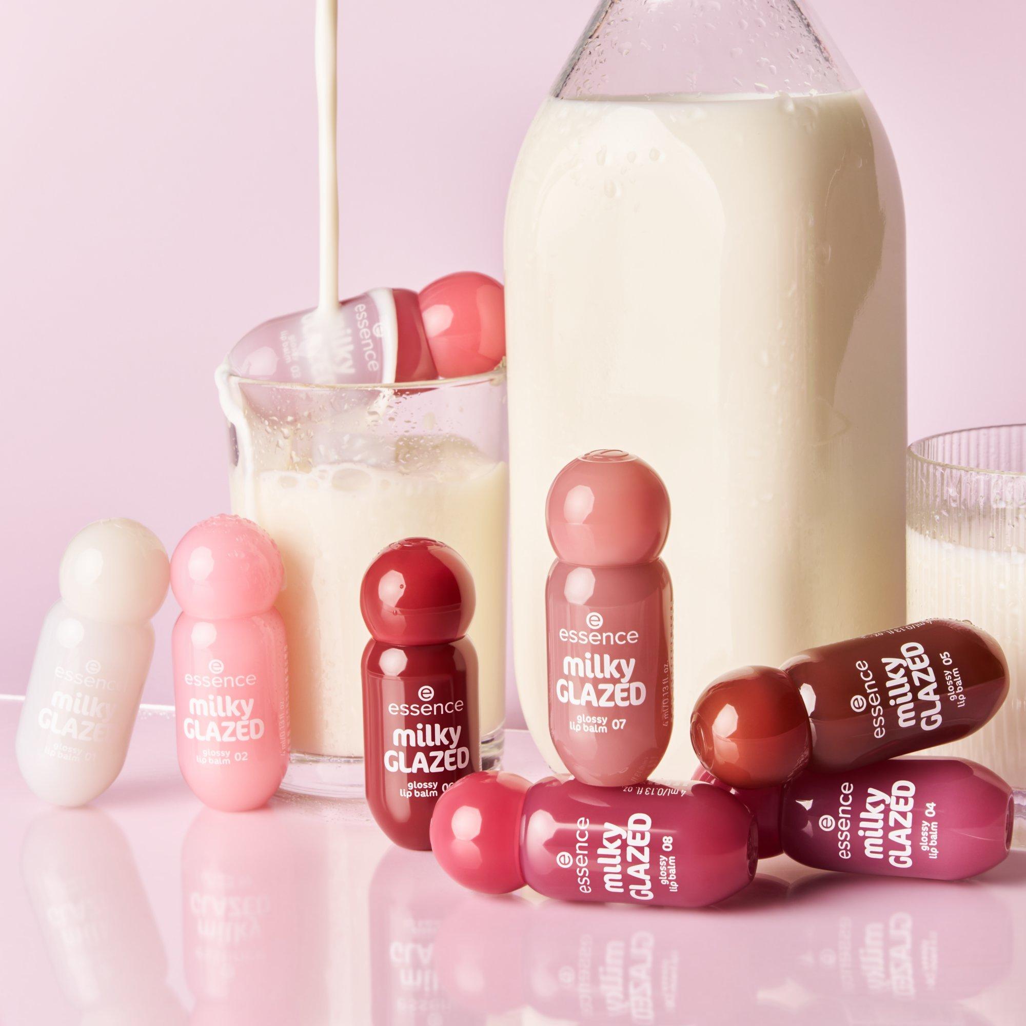 milky GLAZED glossy lip balm