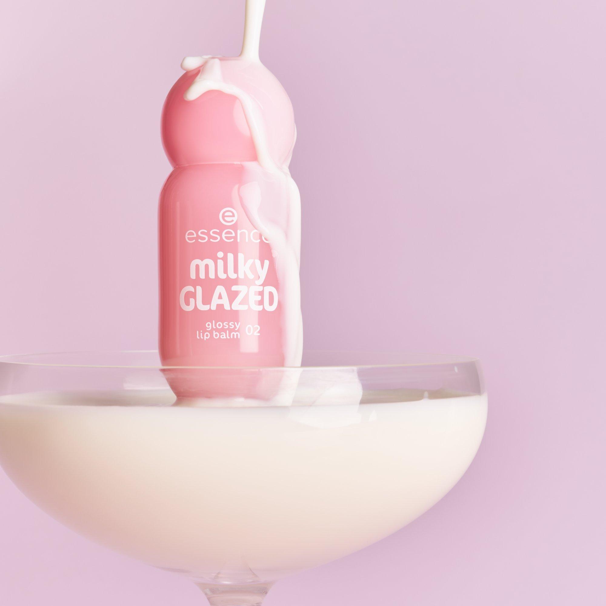 milky GLAZED glossy lip balm