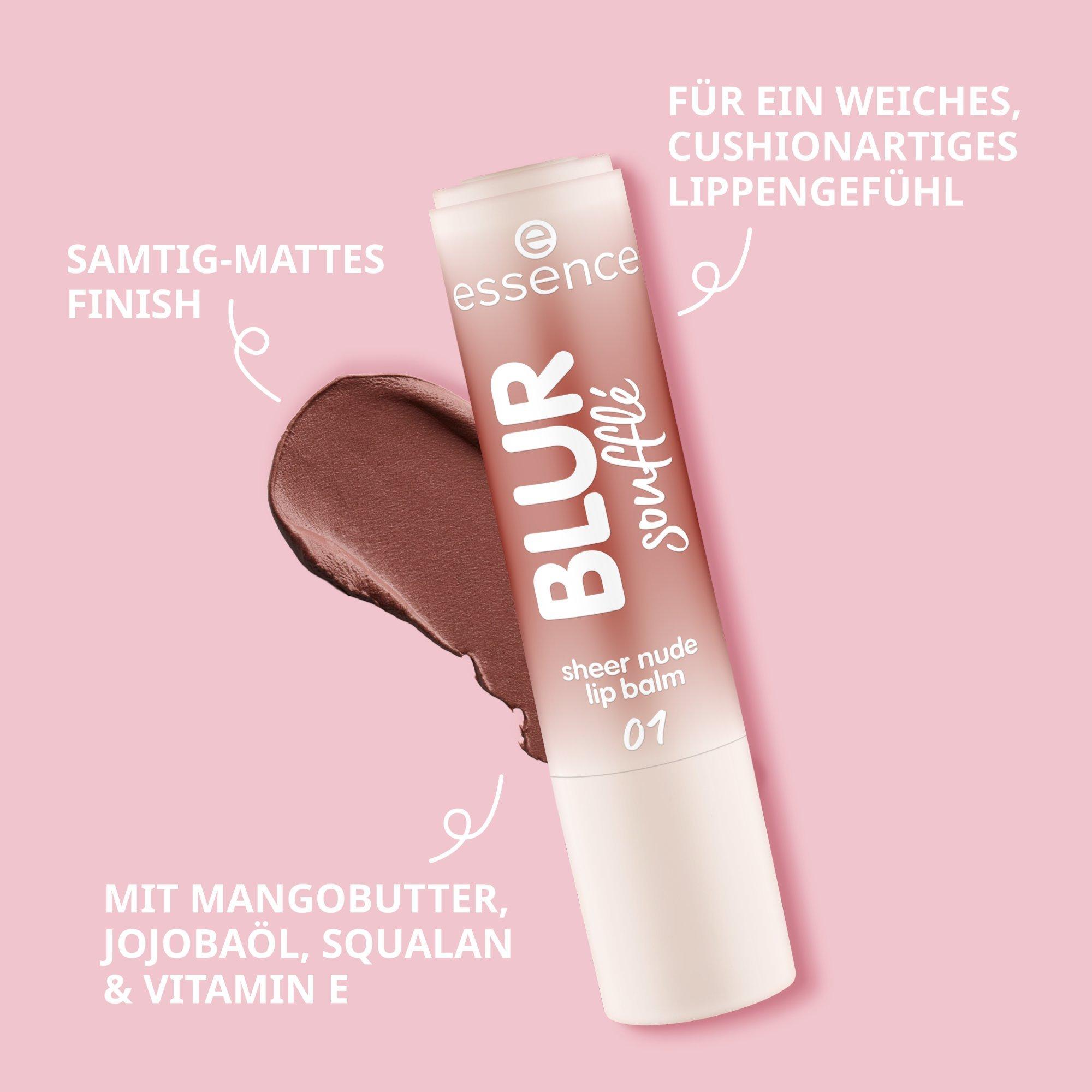 BLUR soufflé sheer nude lip balm