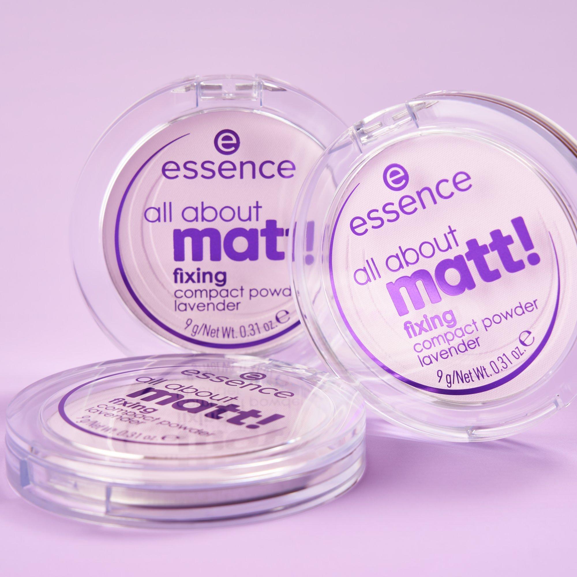all about matt! fixing compact powder lavender