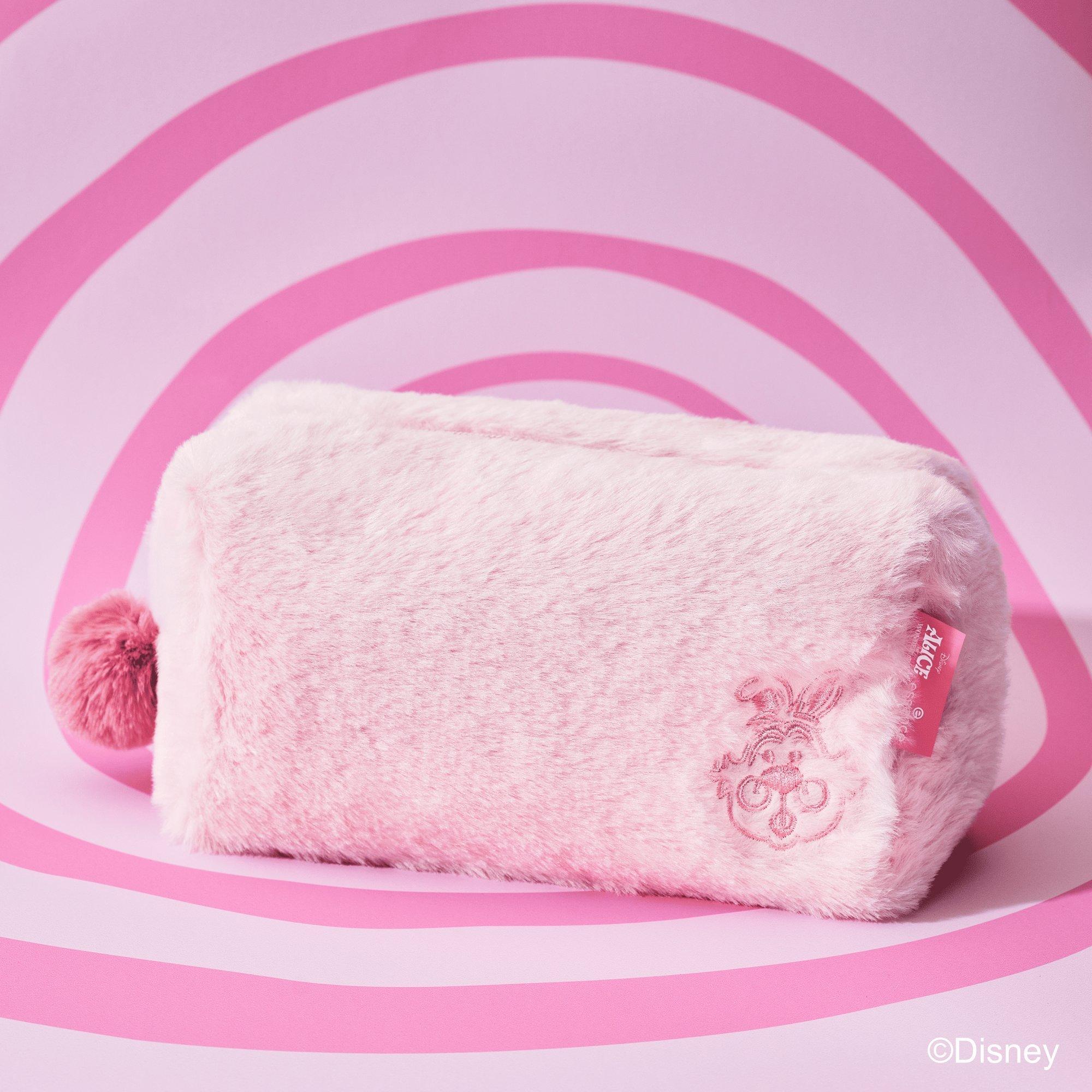 Disney Alice in Wonderland fluffy make-up bag