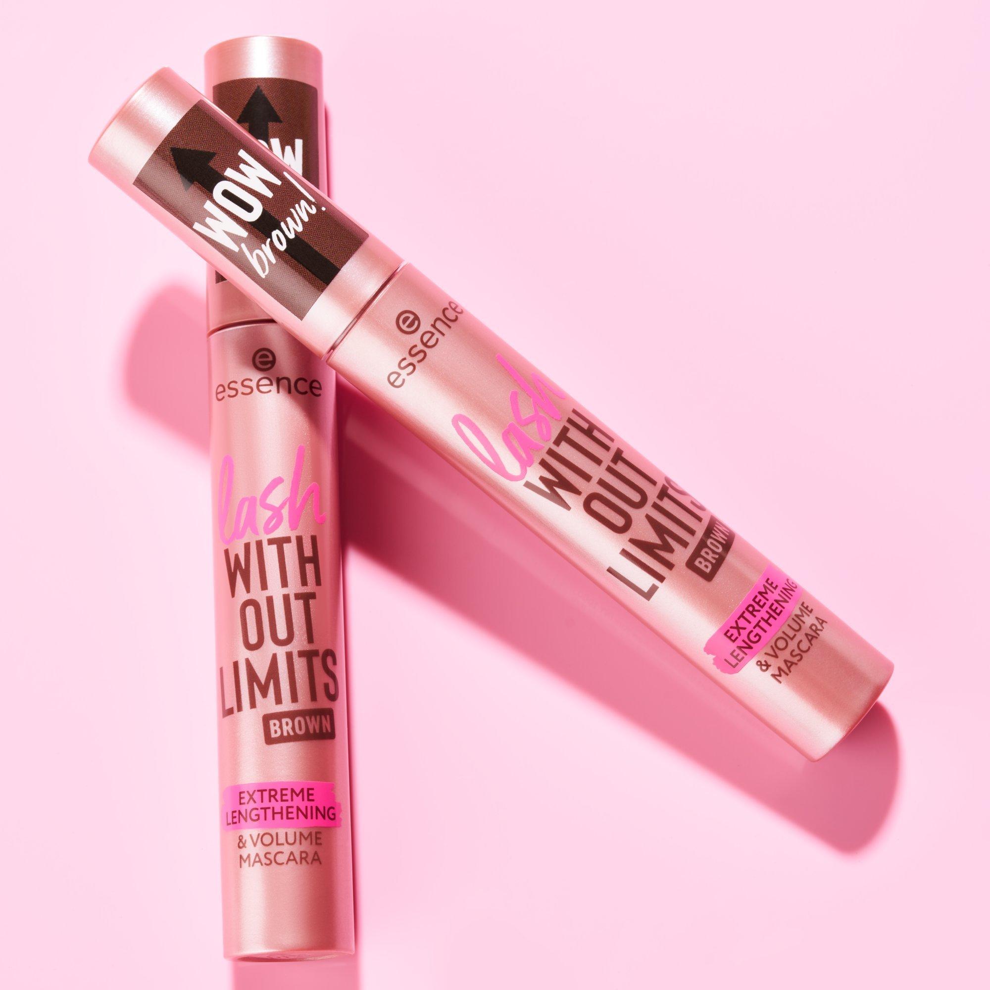 lash WITHOUT LIMITS BROWN EXTREME LENGTHENING & VOLUME MASKARA