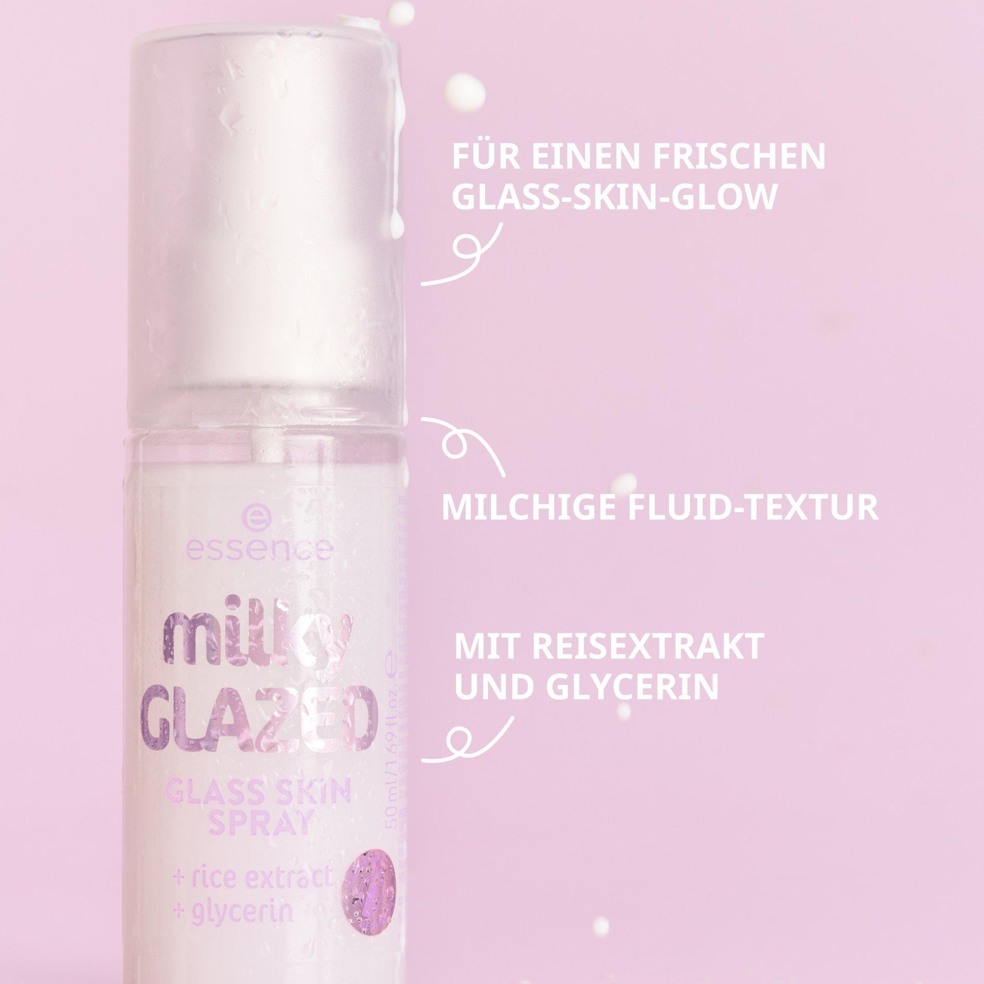 milky GLAZED GLASS SKIN SPRAY – Info Graphic - Produkt Element 3 von 5
