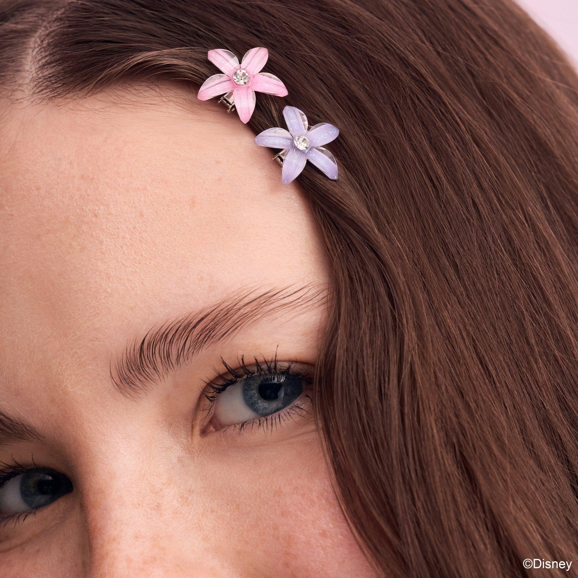 Disney THE LITTLE MERMAID mini flower hair clips
