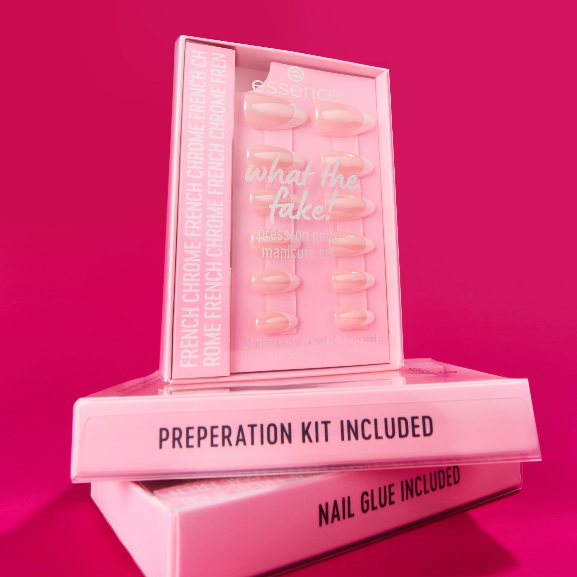 what the fake! PRESS-ON NAILS set manicure
