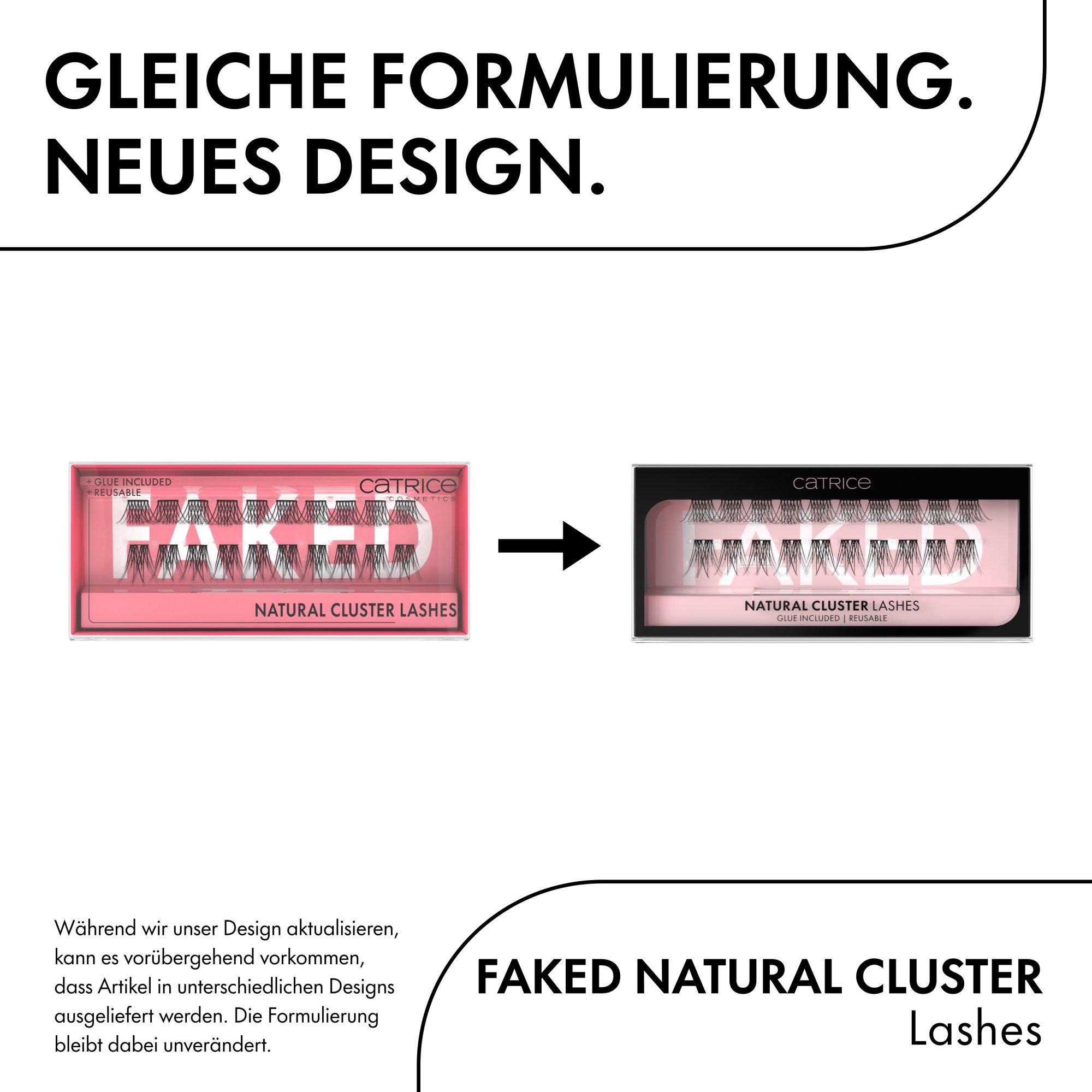 Faked Natural Cluster Lashes