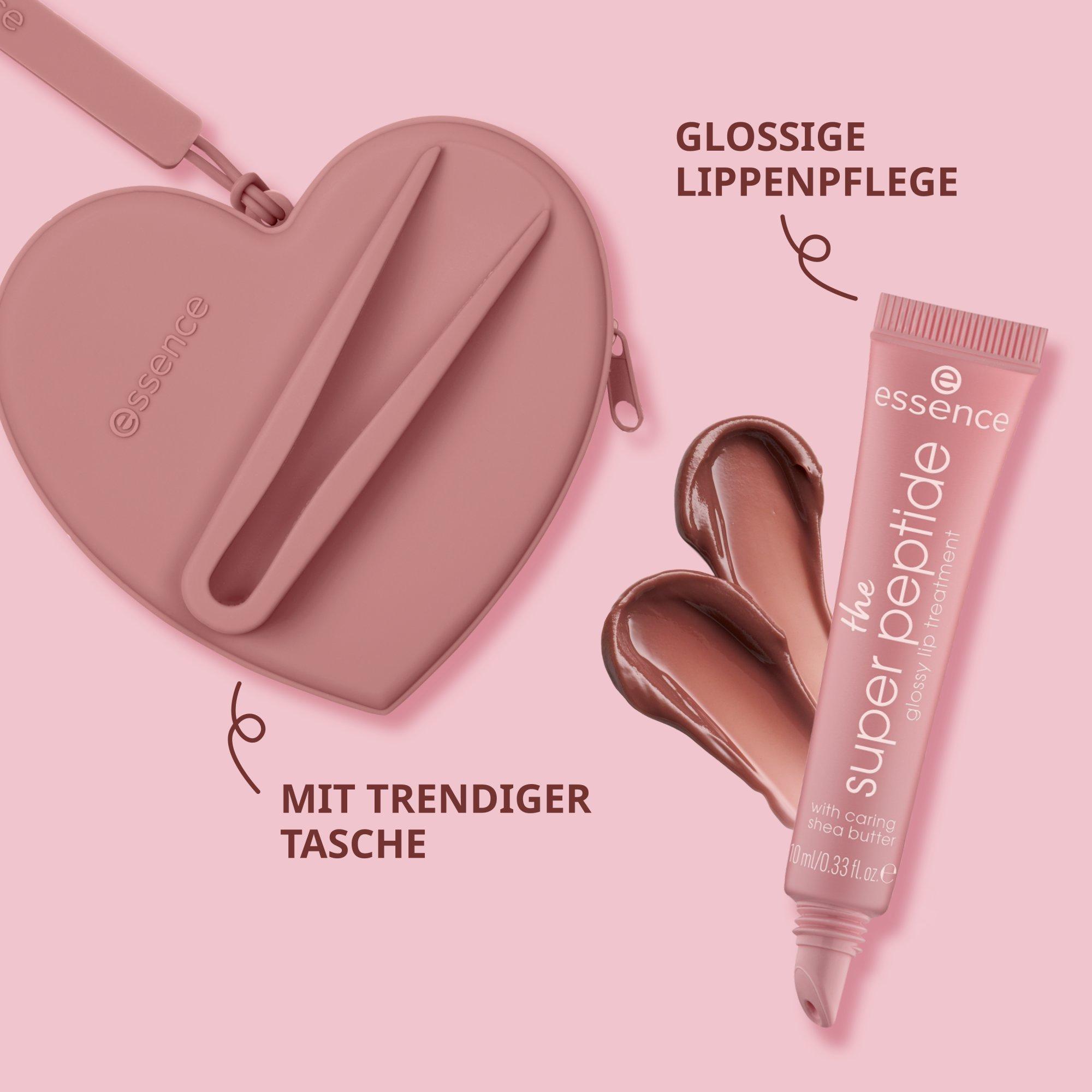 the super peptide glossy lip treatment + pouch set