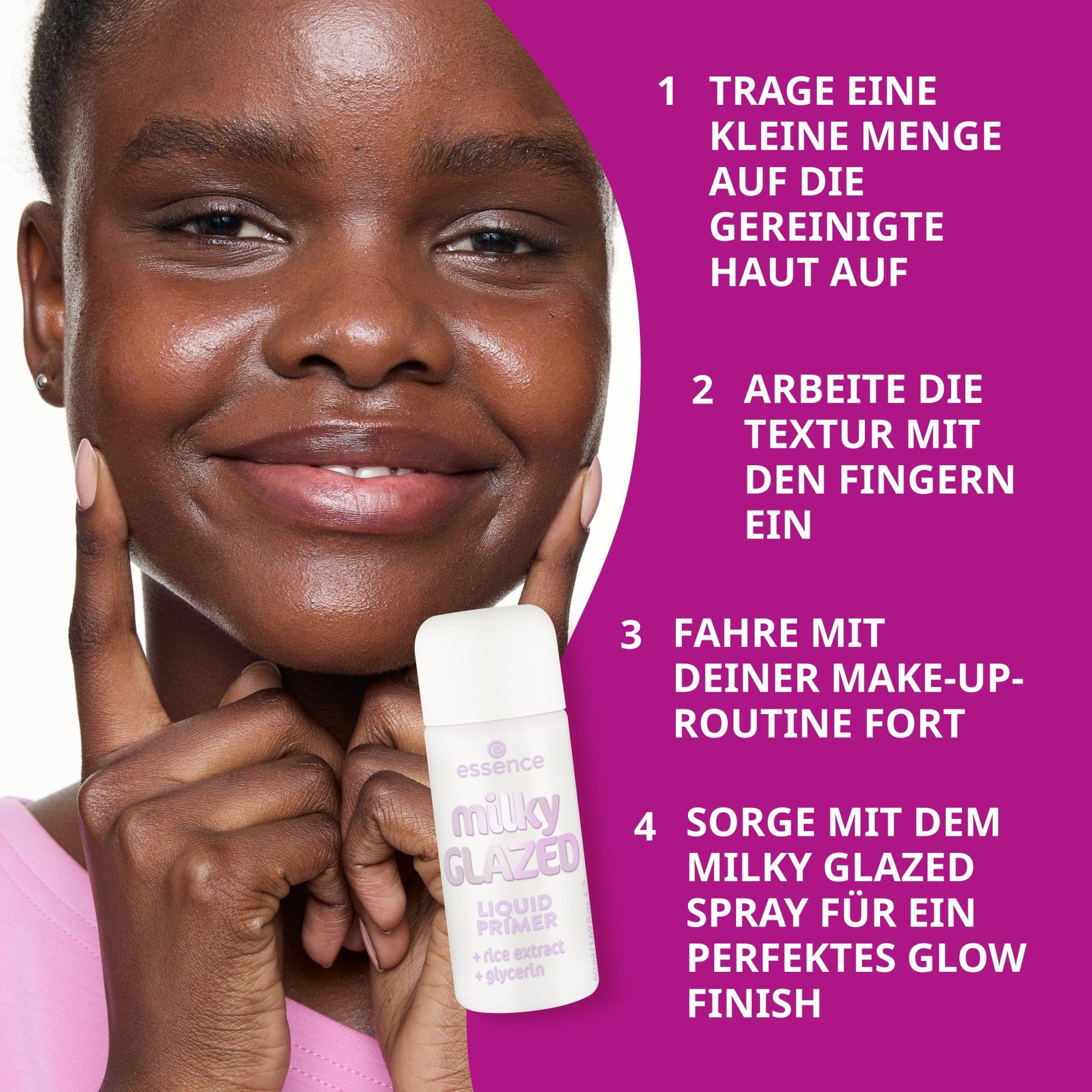 milky GLAZED LIQUID PRIMER – Info Graphic - Produkt Element 4 von 10
