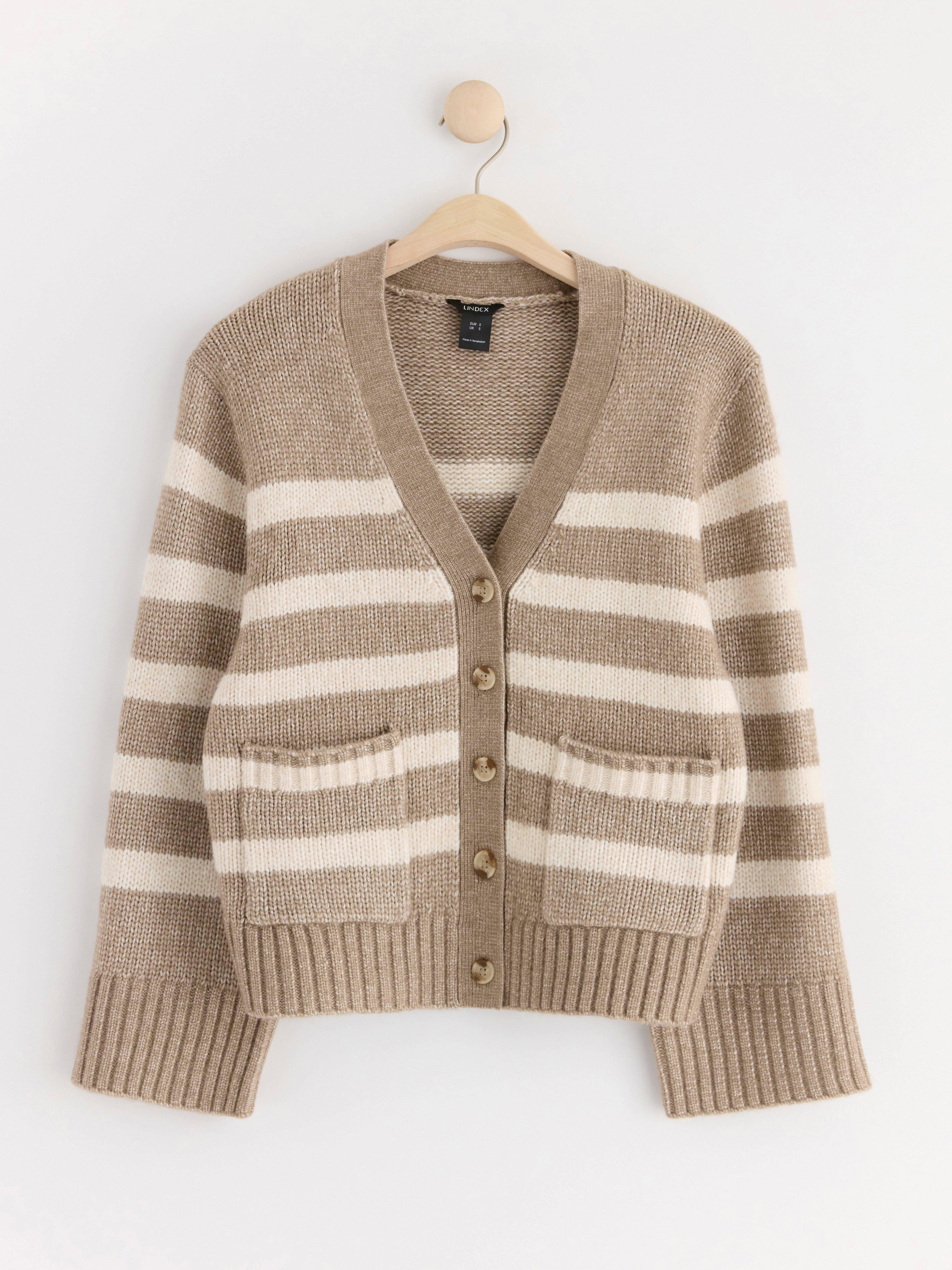 Cardigan - Dam - Beige