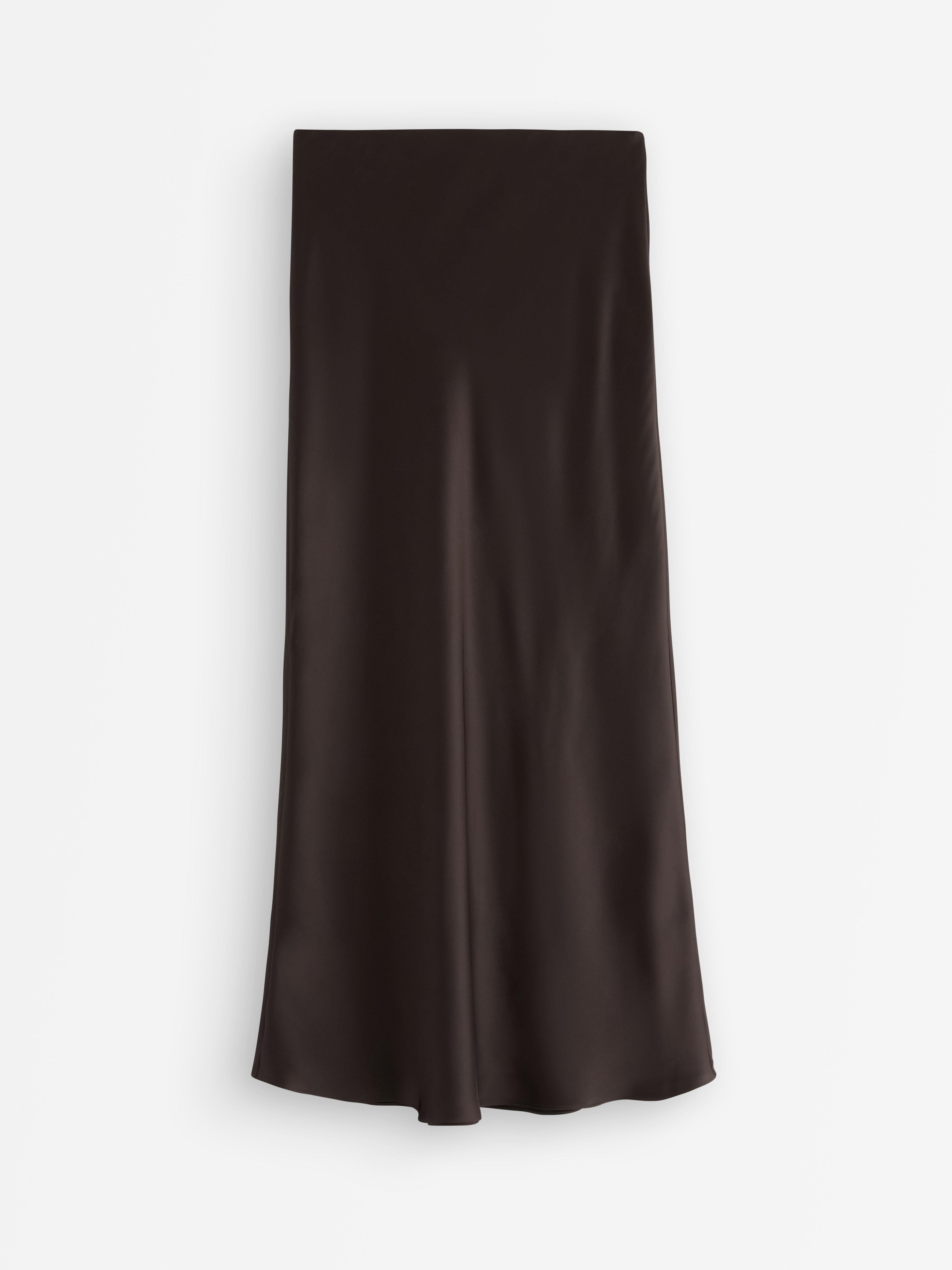 Maxi-nederdel - Dame - Brun