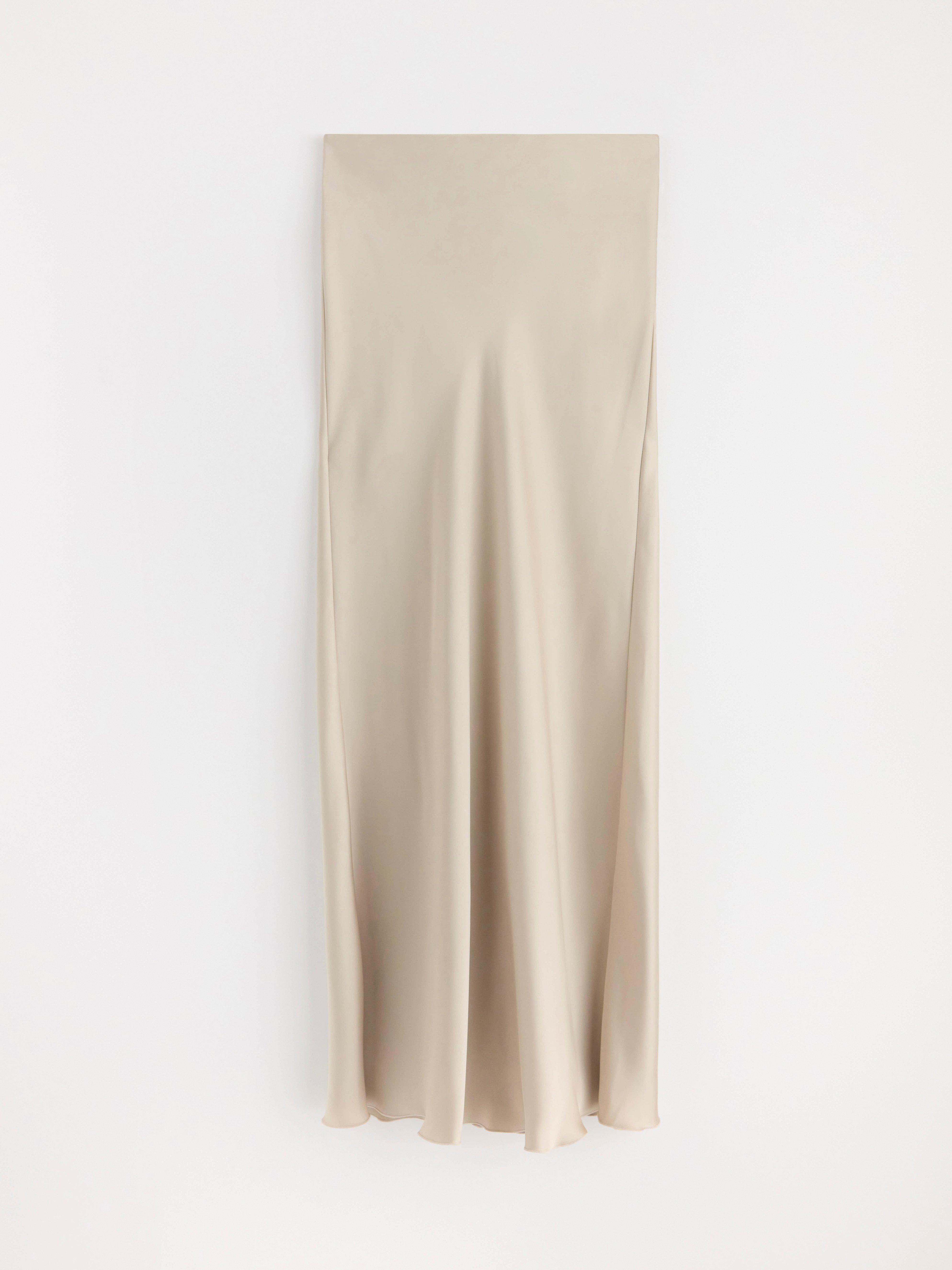 Maxi Skirt - Womens Wear - Beige