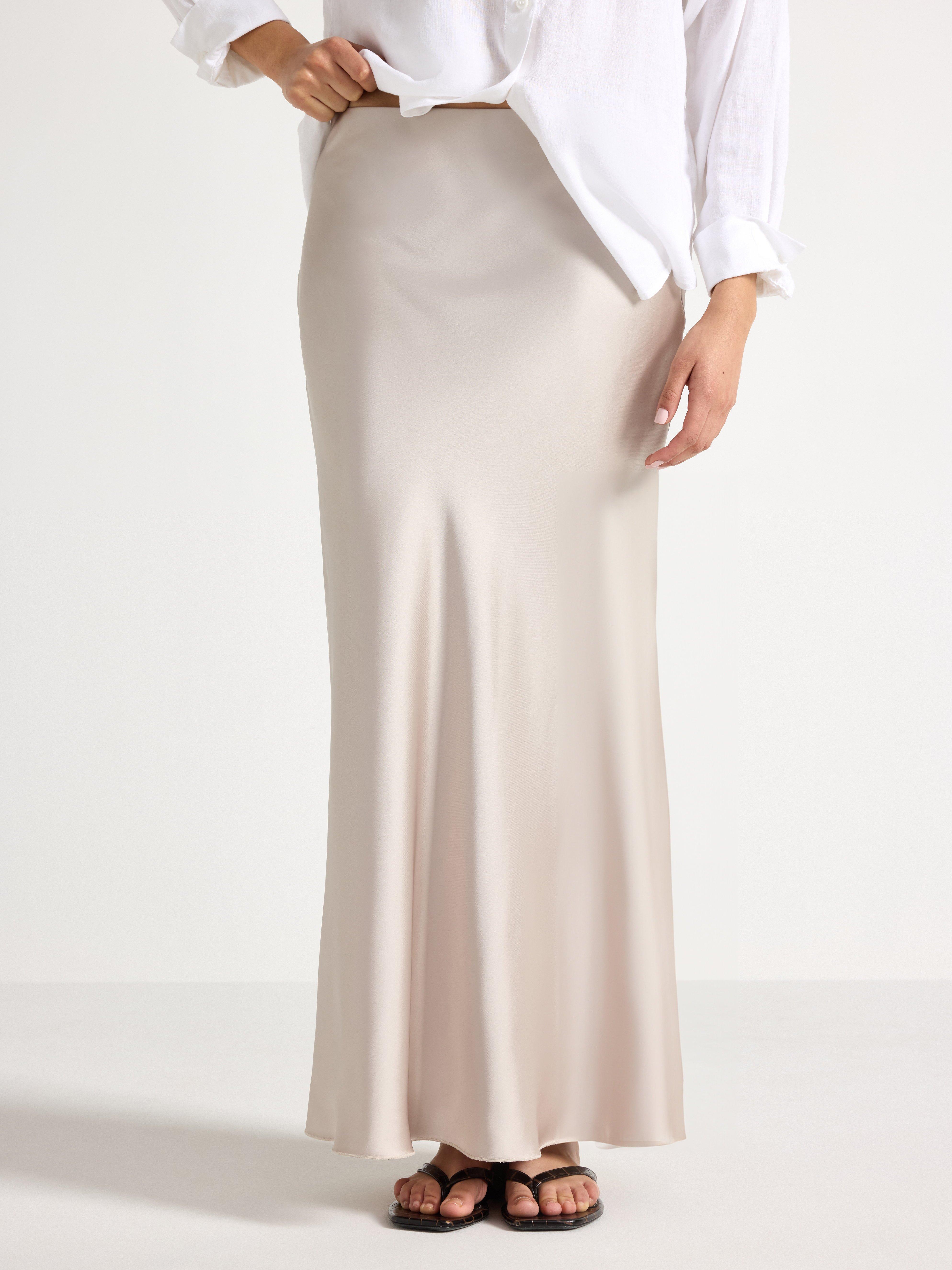 Maksihame - Naiset - Beige