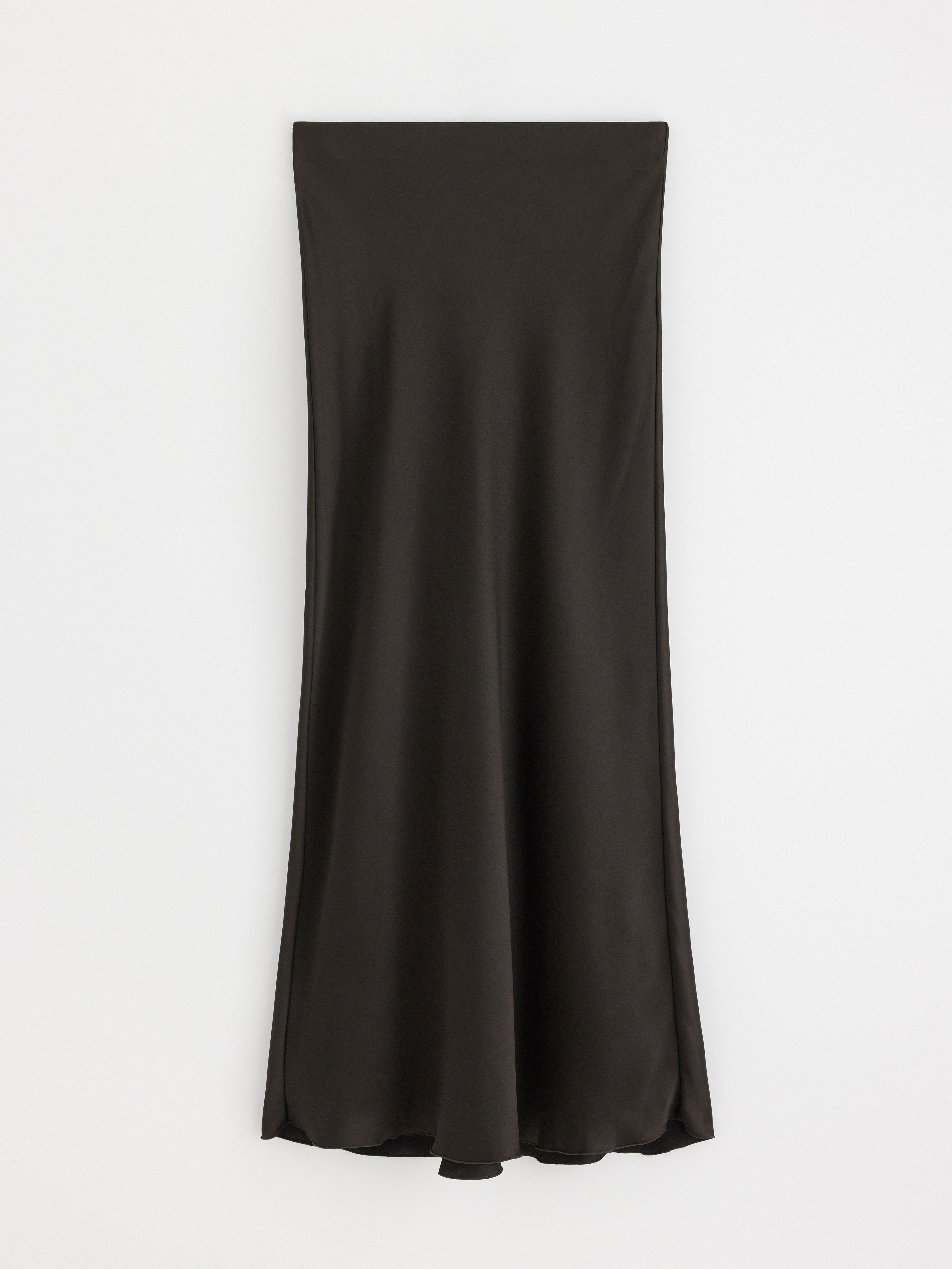 Maxi-nederdel - Dame - Brun