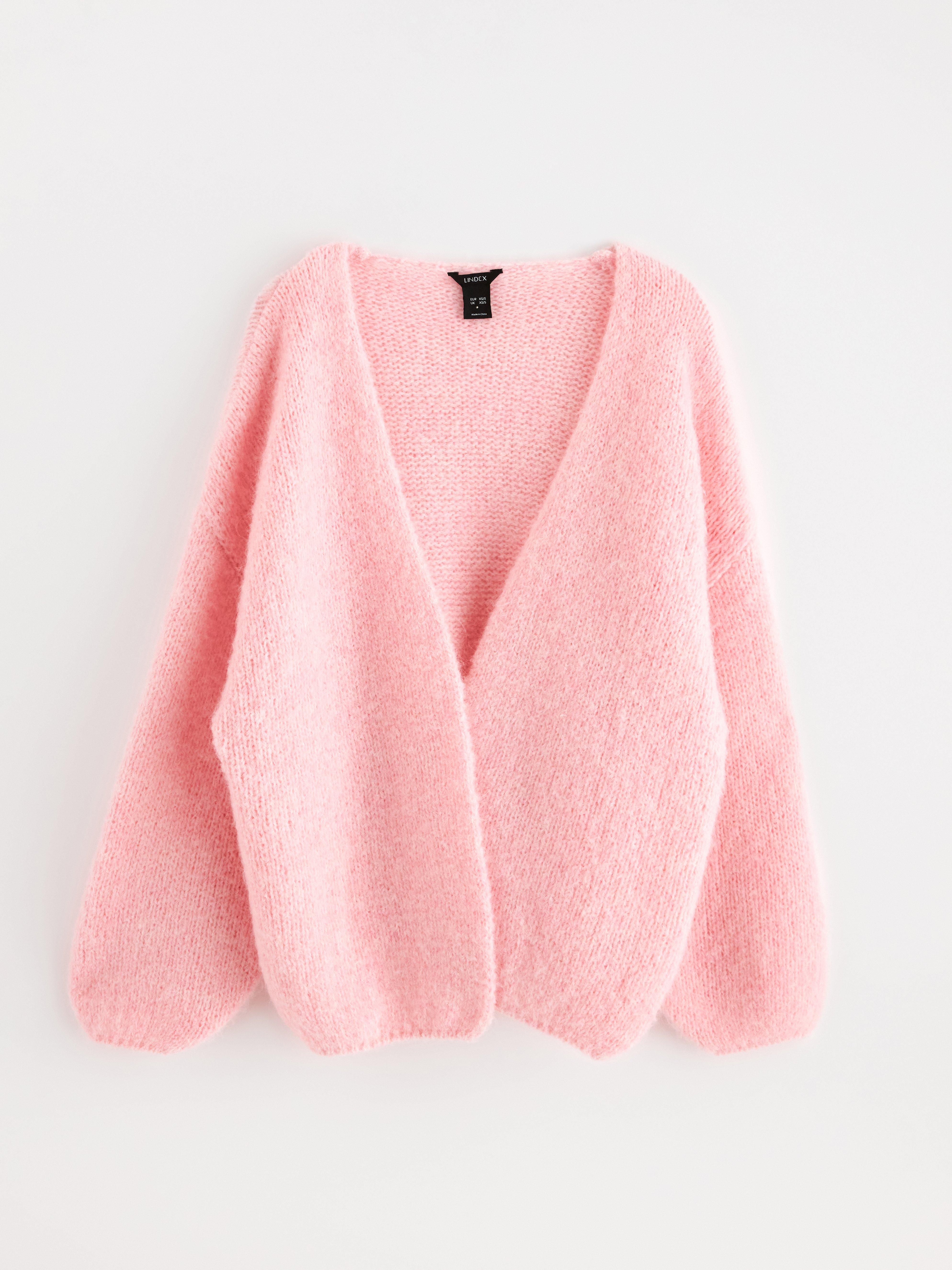 Cardigan - Dam - Rosa
