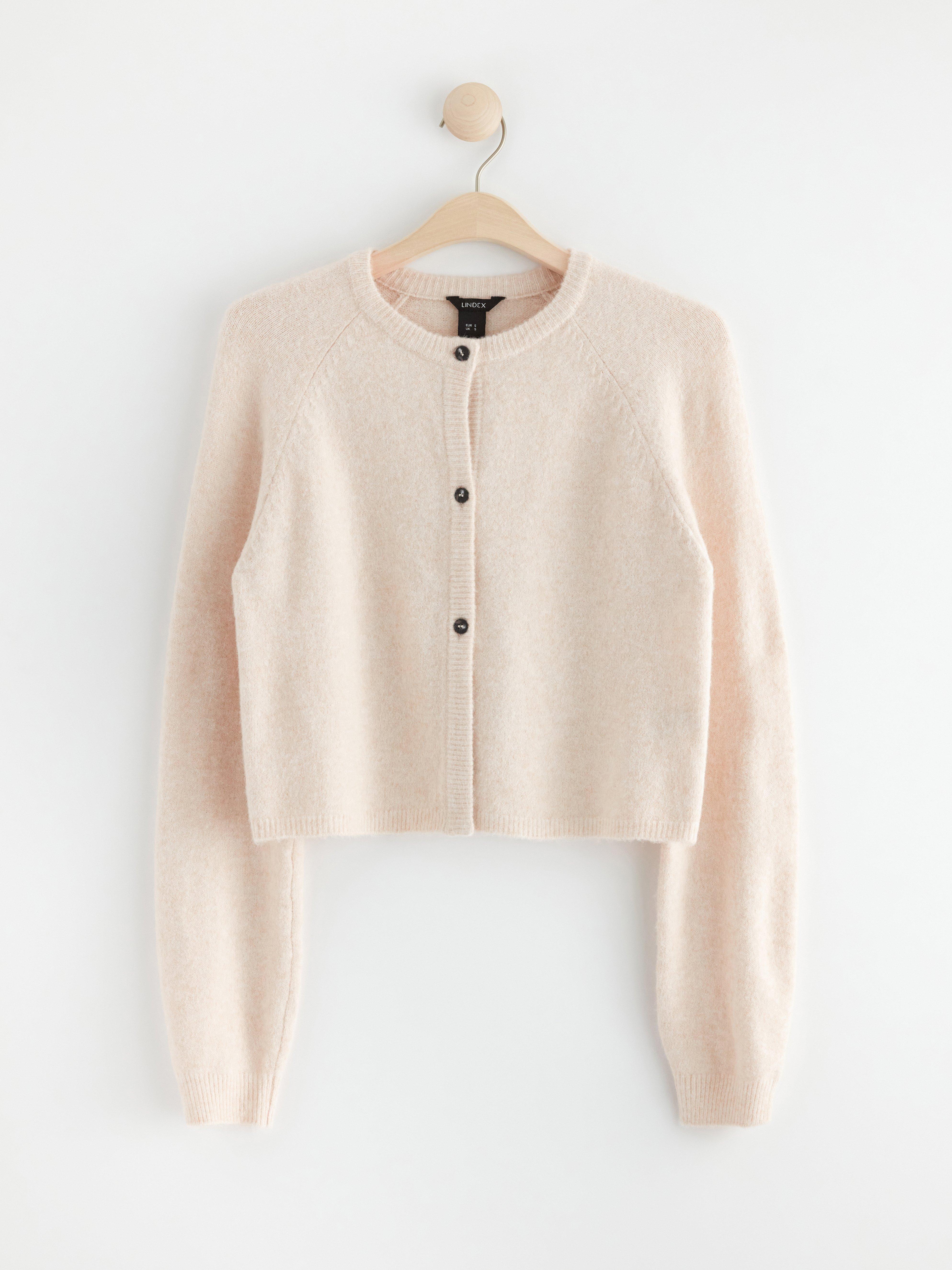 Cardigan - Dame - Beige