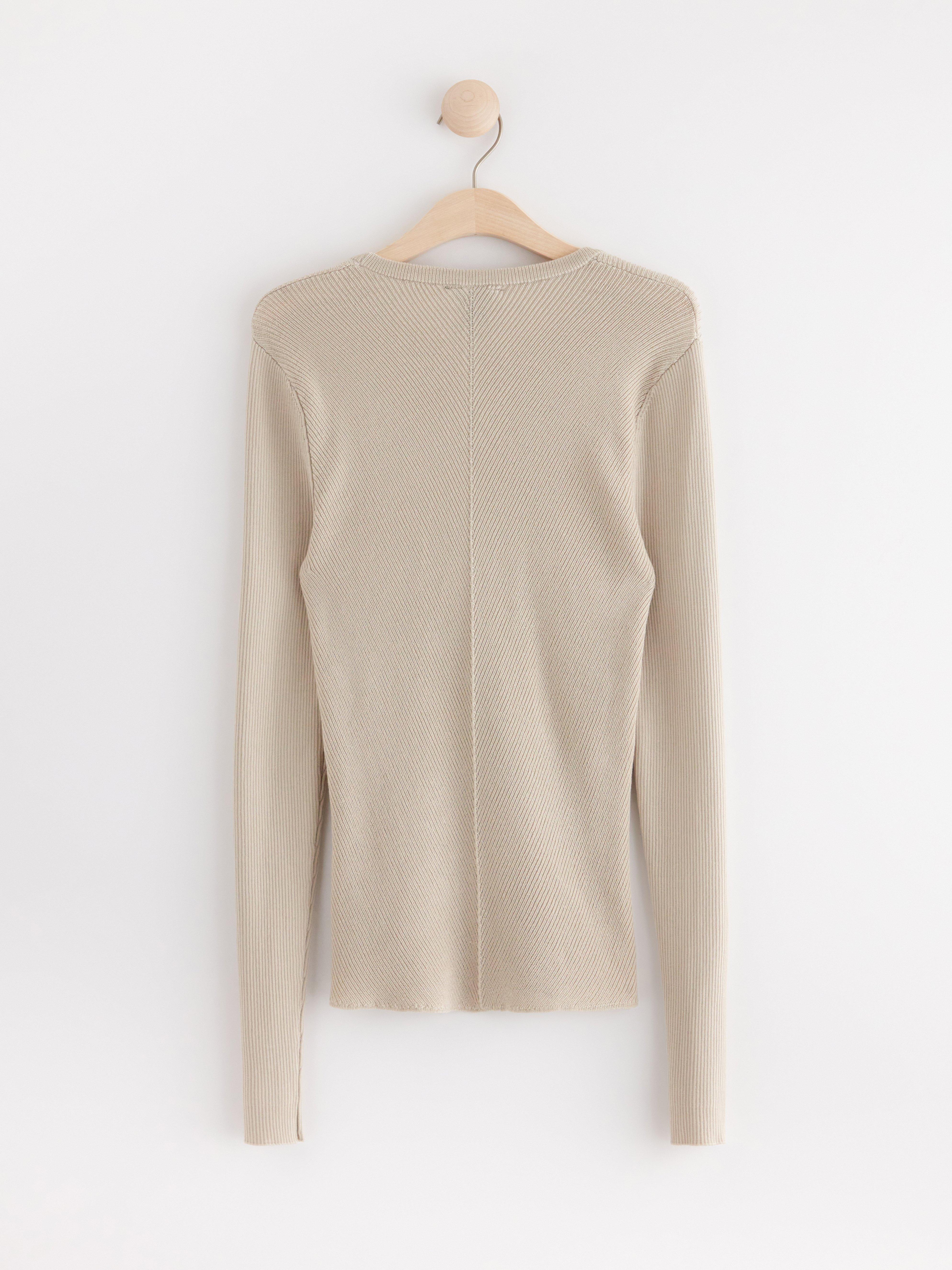 Tröja - Dam - Beige