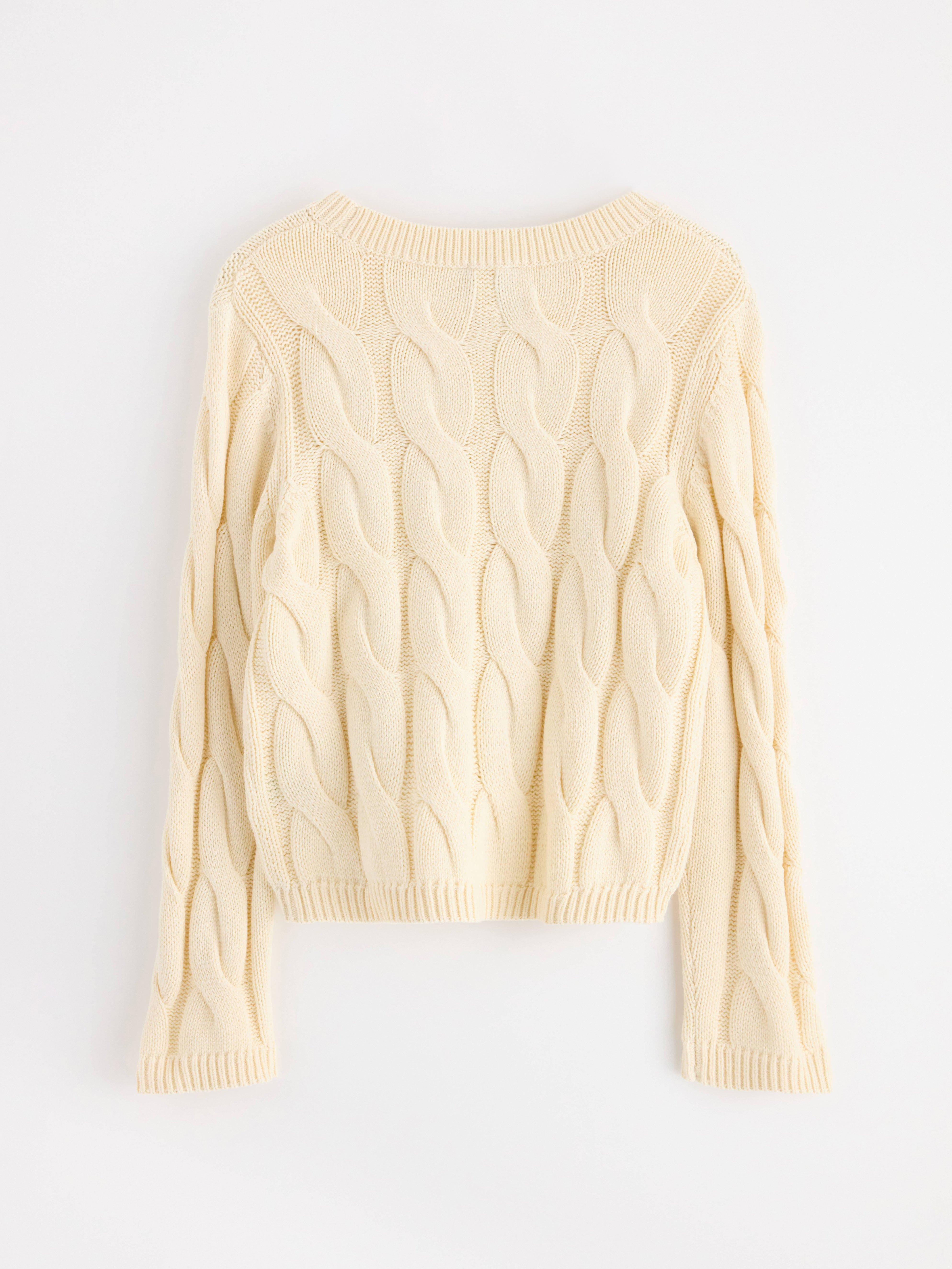 Tröja - Dam - Beige