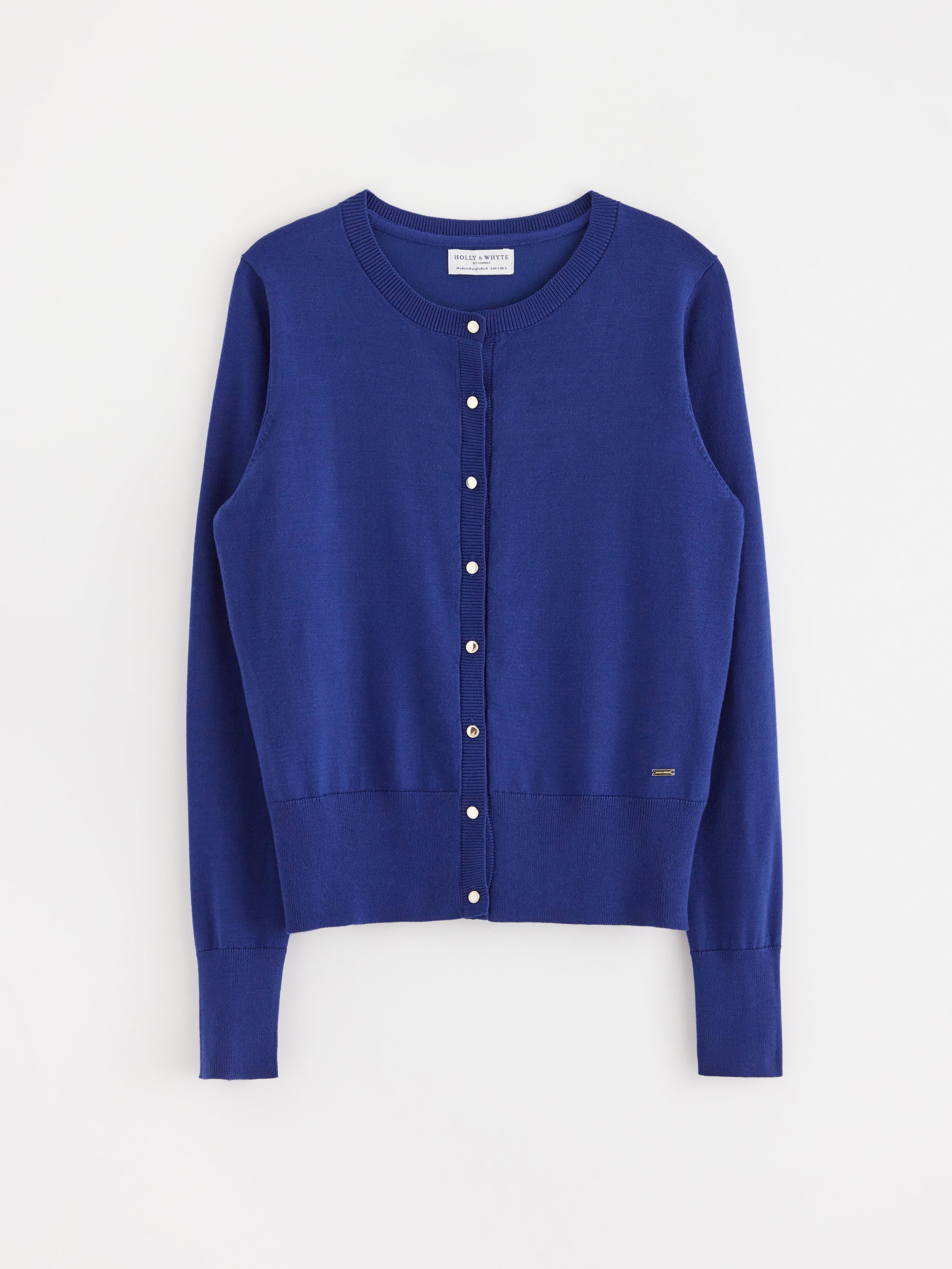 Cardigan - Dam - Blå