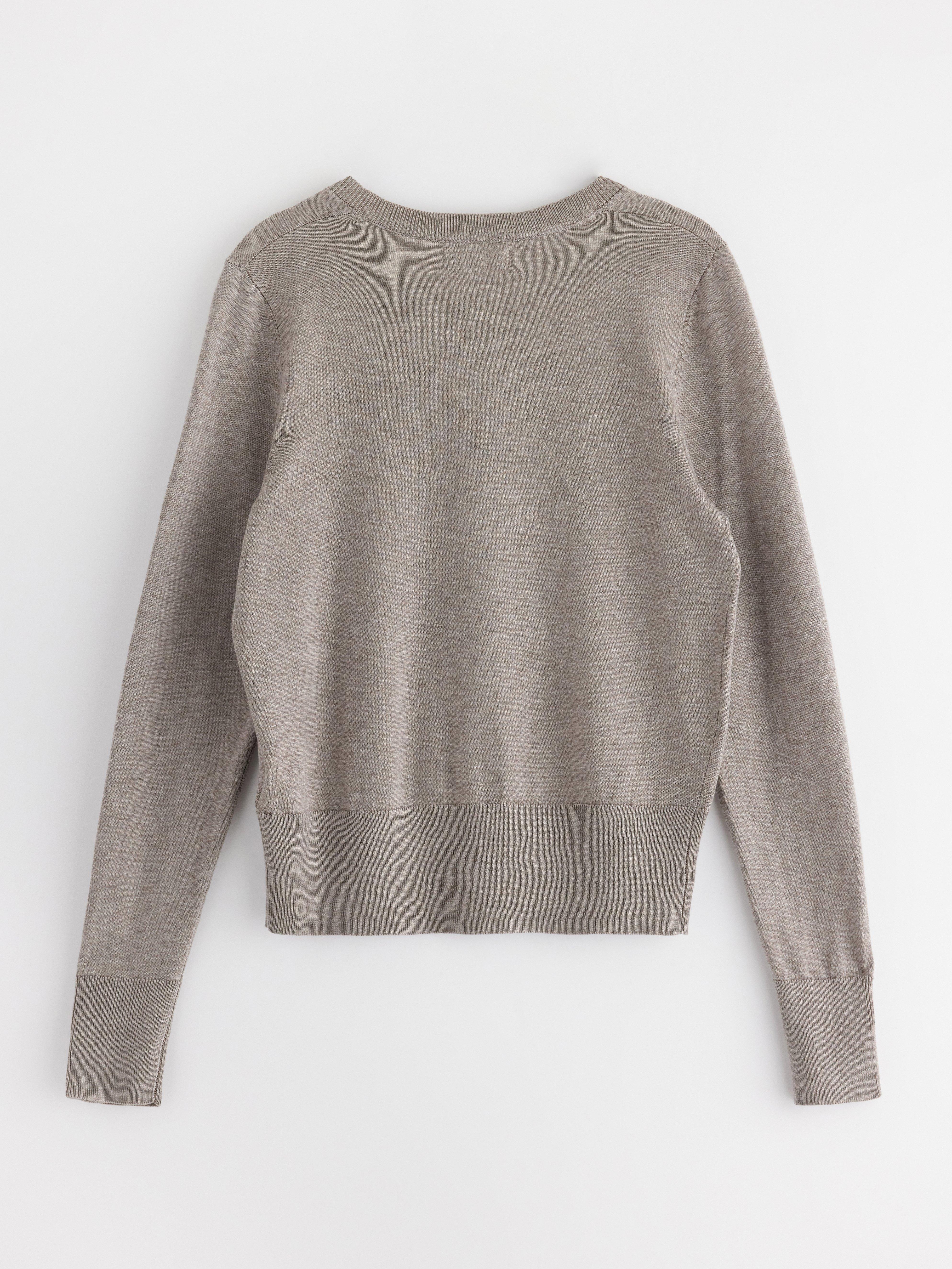 Cardigan - Dame - Brun