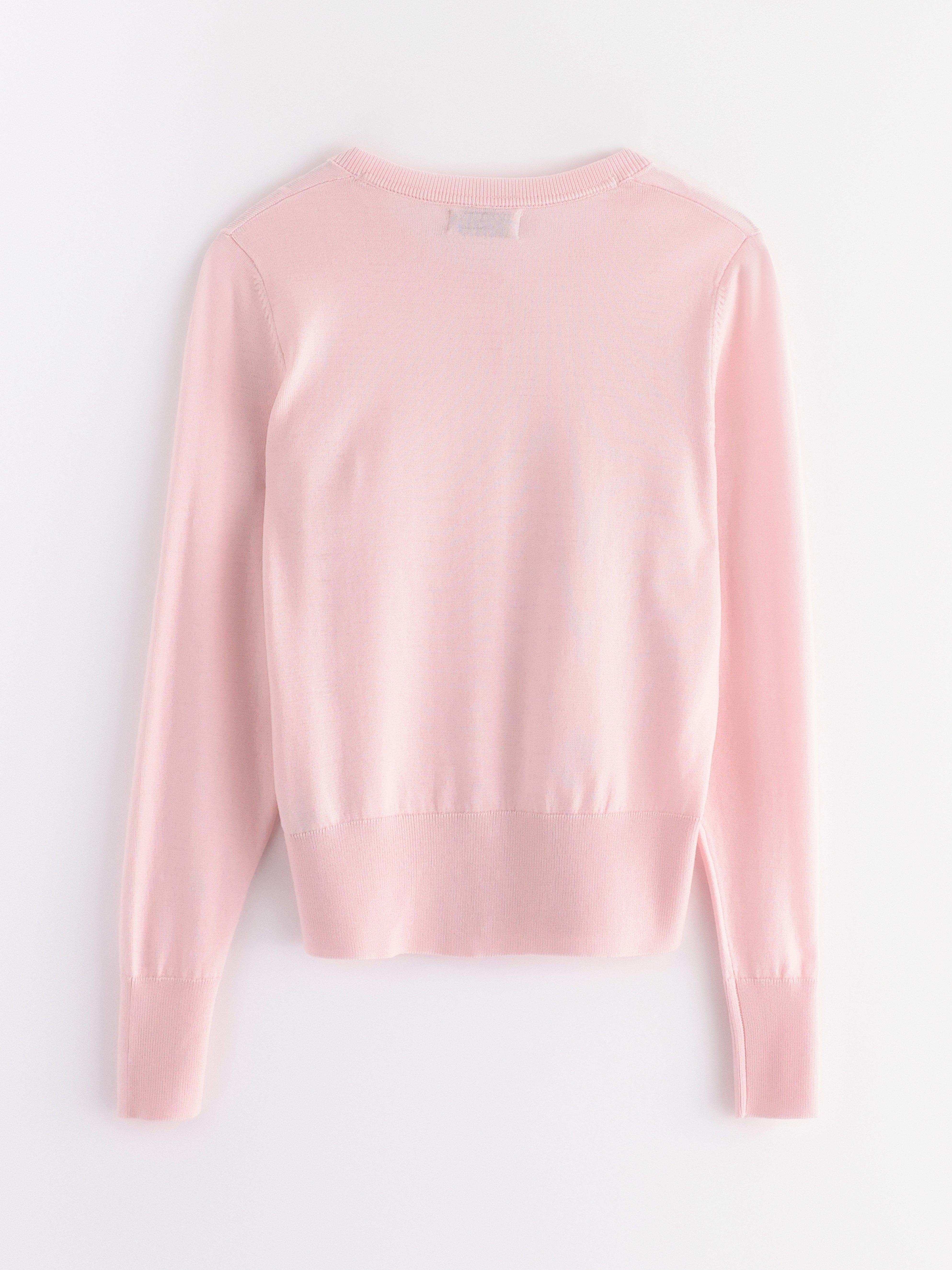 Cardigan - Dam - Rosa